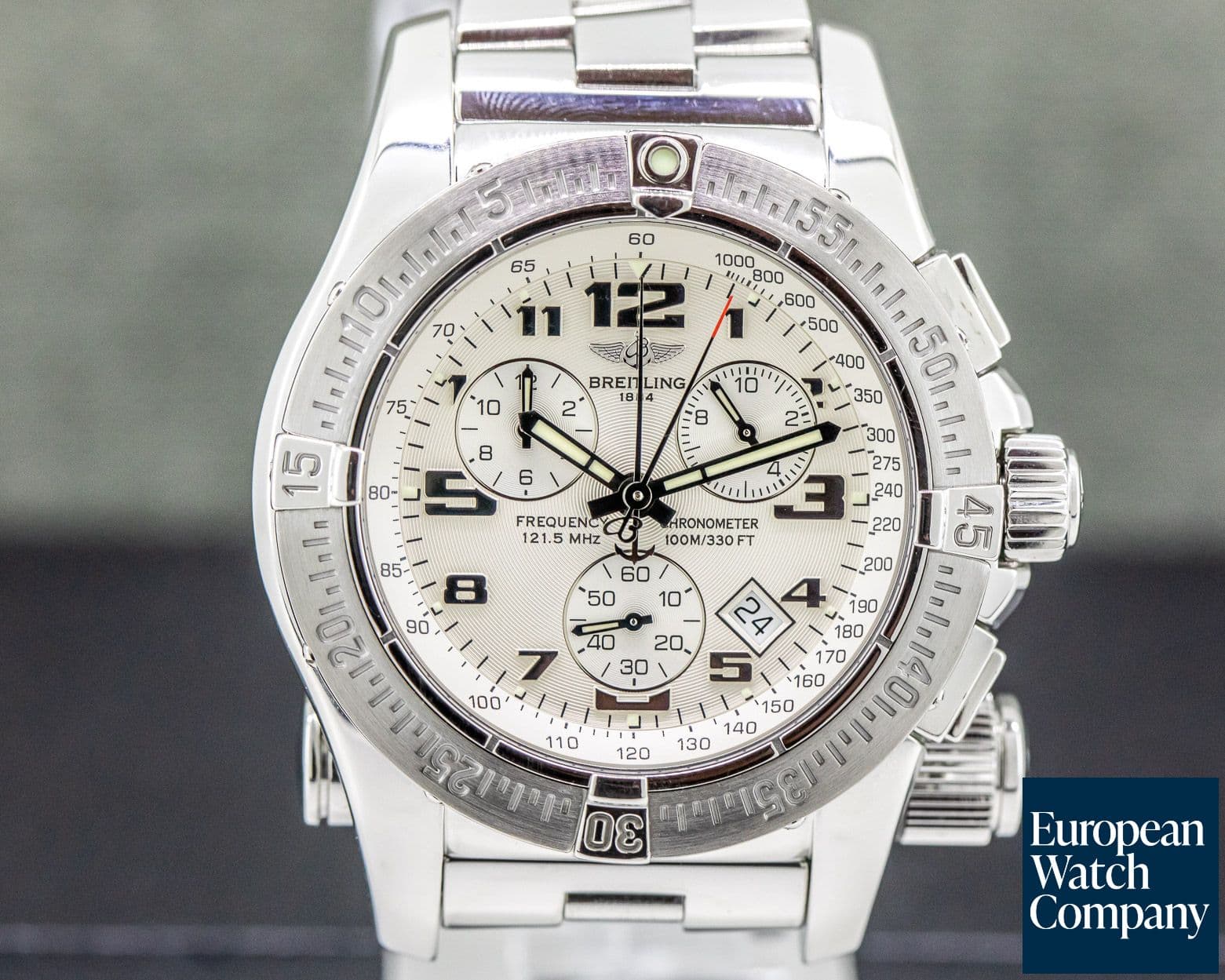 Image of Breitling Emergency Mission White Dial Stainless Steel Bracelet