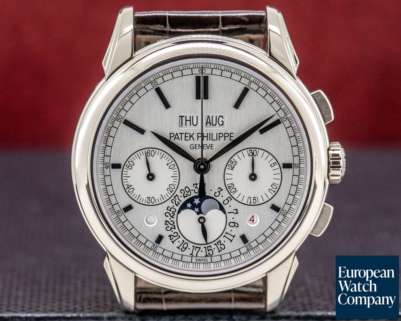 Image of Patek Philippe Perpetual Calendar Chronograph 18K White Gold 