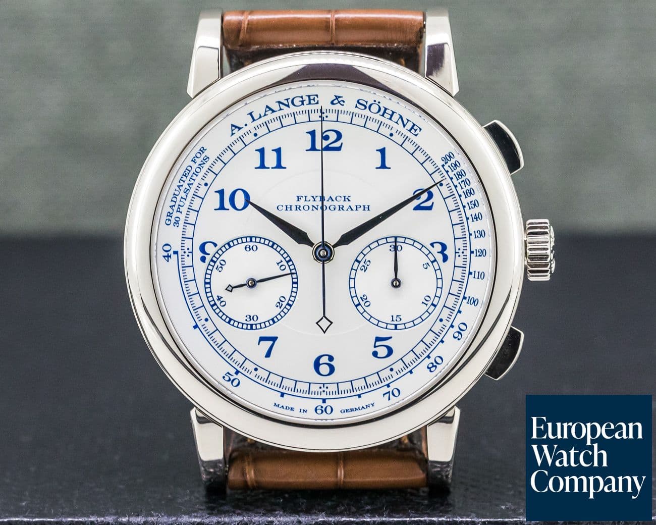 Image of A. Lange and Sohne 1815 Chronograph 18K White Gold BOUTIQUE EDITION 