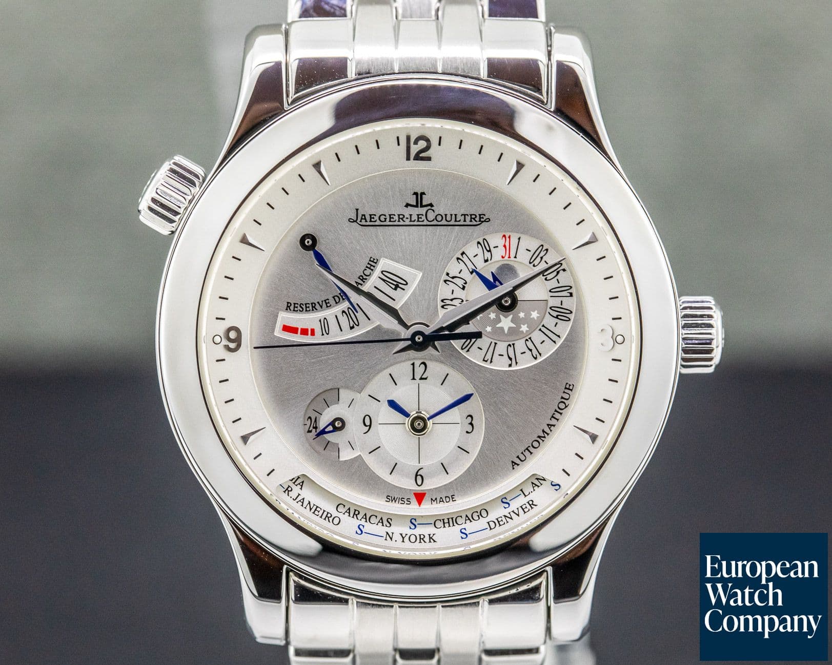 Image of Jaeger LeCoultre Master Geographic SS / SS 40MM
