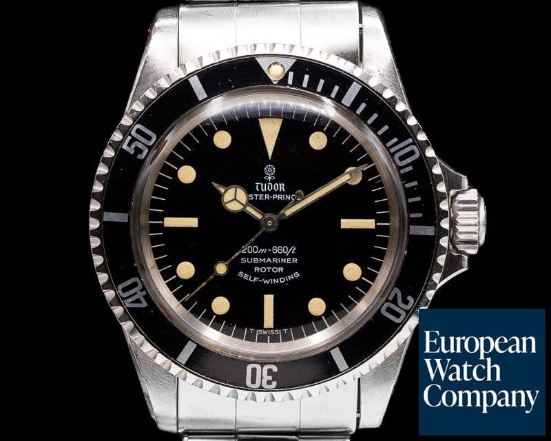 Image of Tudor Vintage Submariner "Rose Logo" Gilt Gloss Circa 1967 WOW 