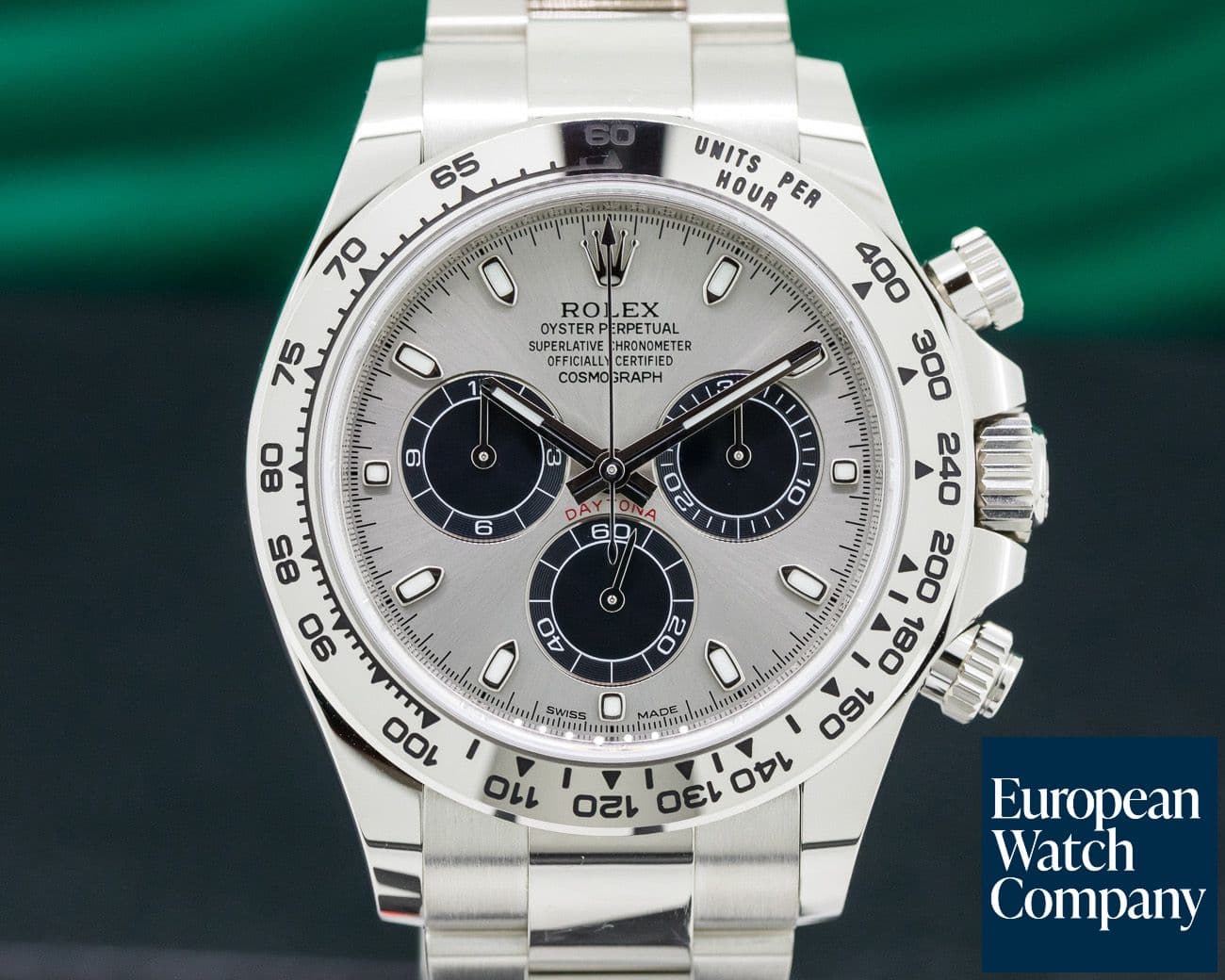 Image of Rolex Daytona Steel and Black Dial 18K White Gold 