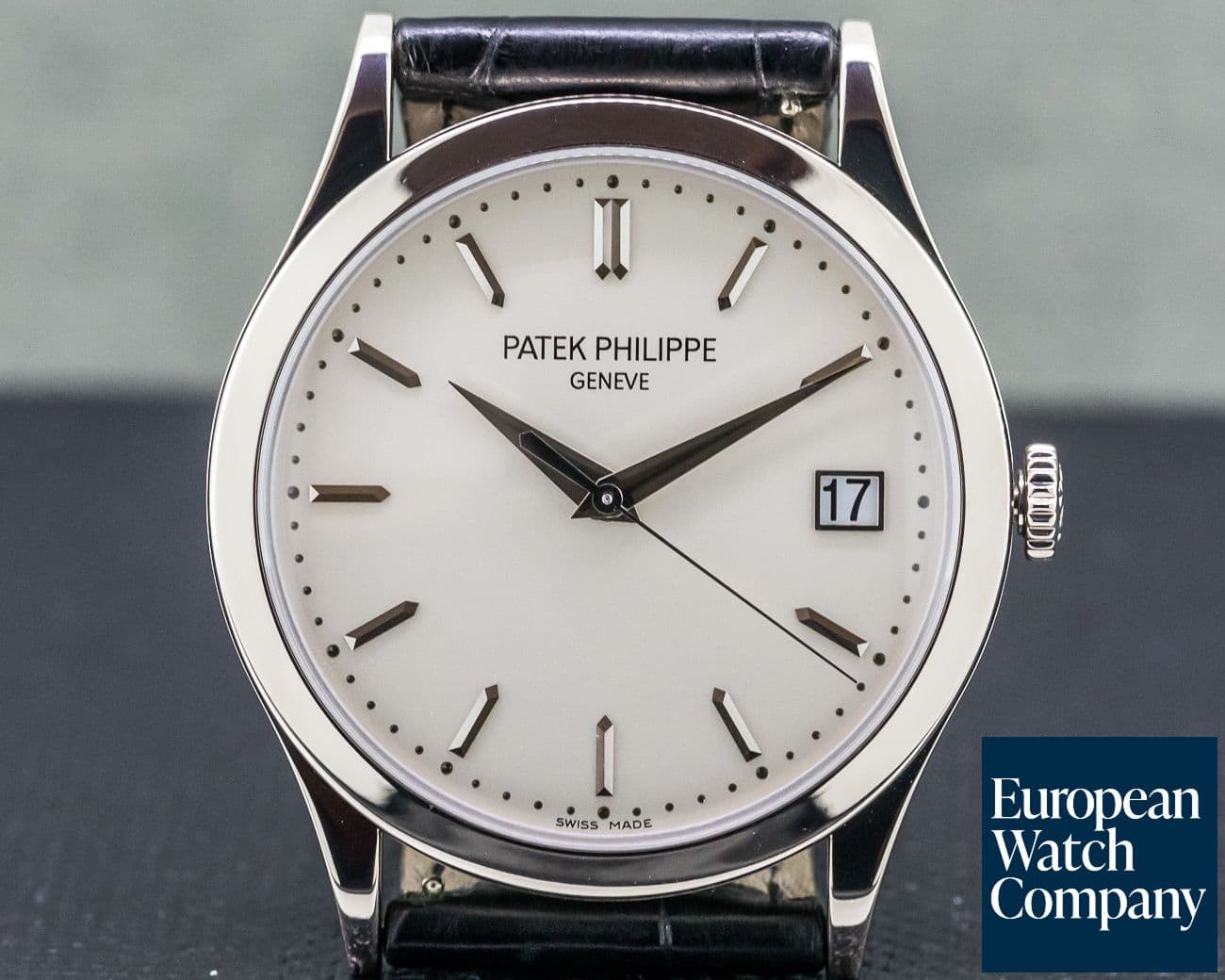 Image of Patek Philippe Calatrava 18K White Gold Silver Dial 