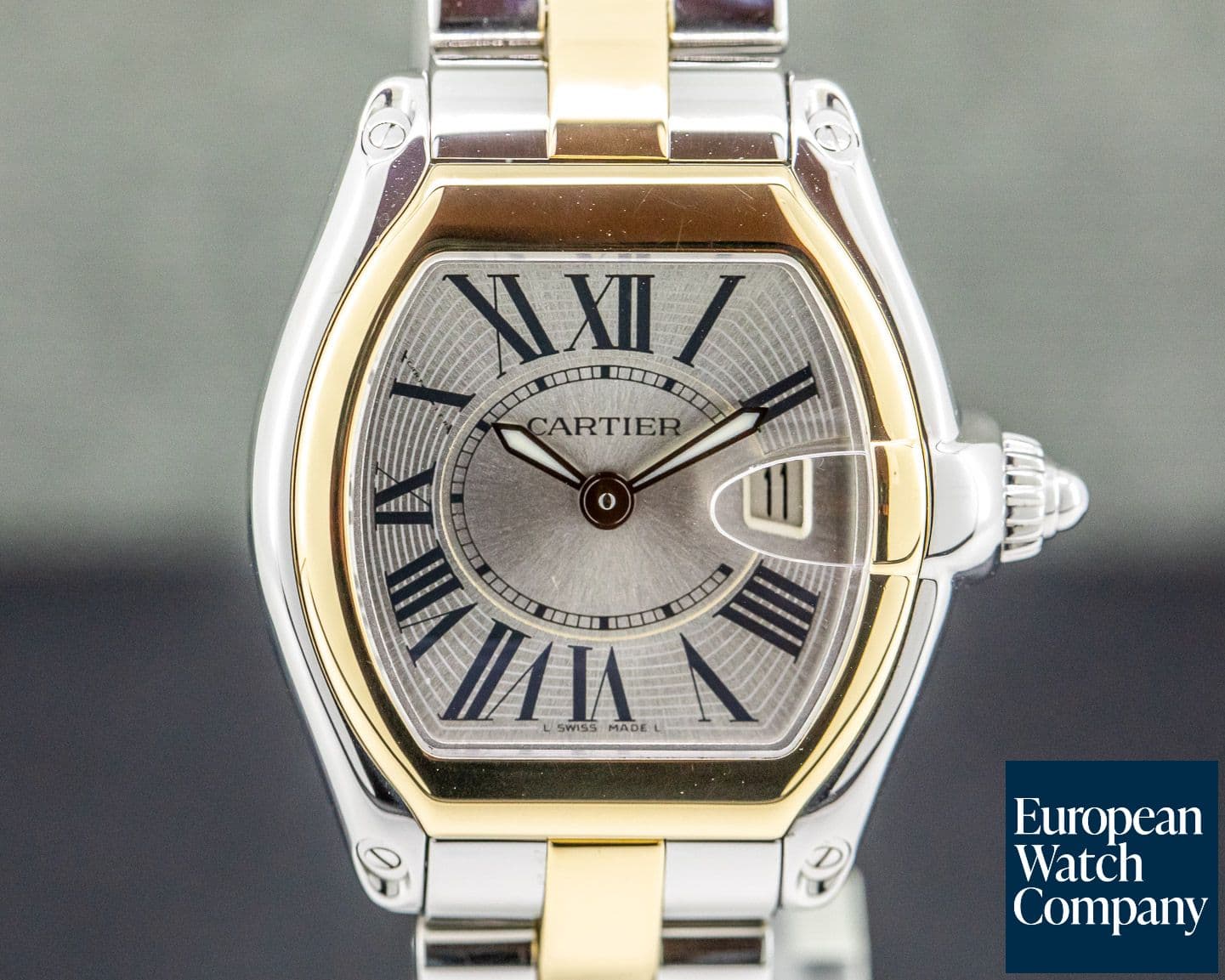 Image of Cartier Roadster Steel and 18K Yellow Gold