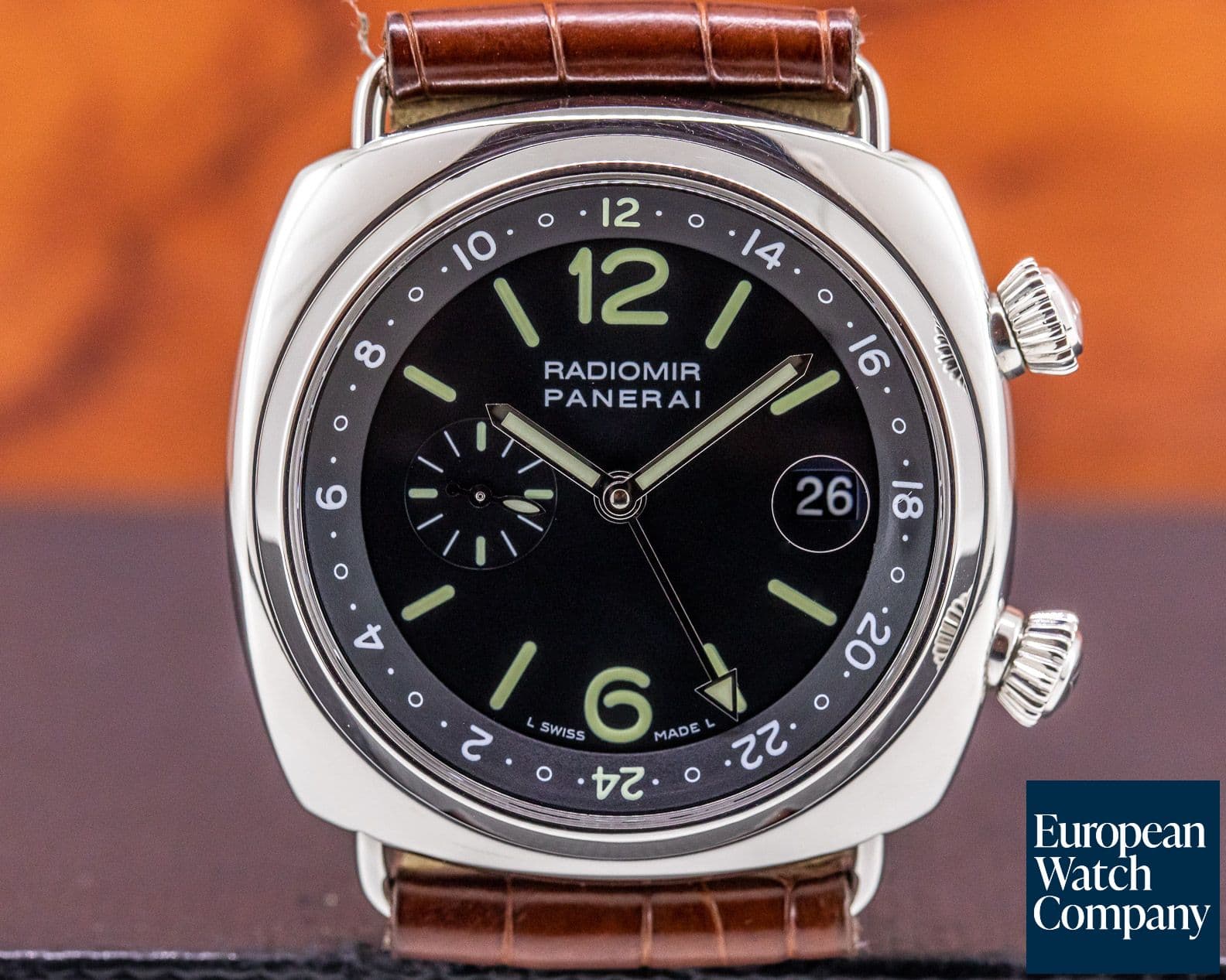 Image of Panerai Radiomir GMT SS Black Dial 42MM 