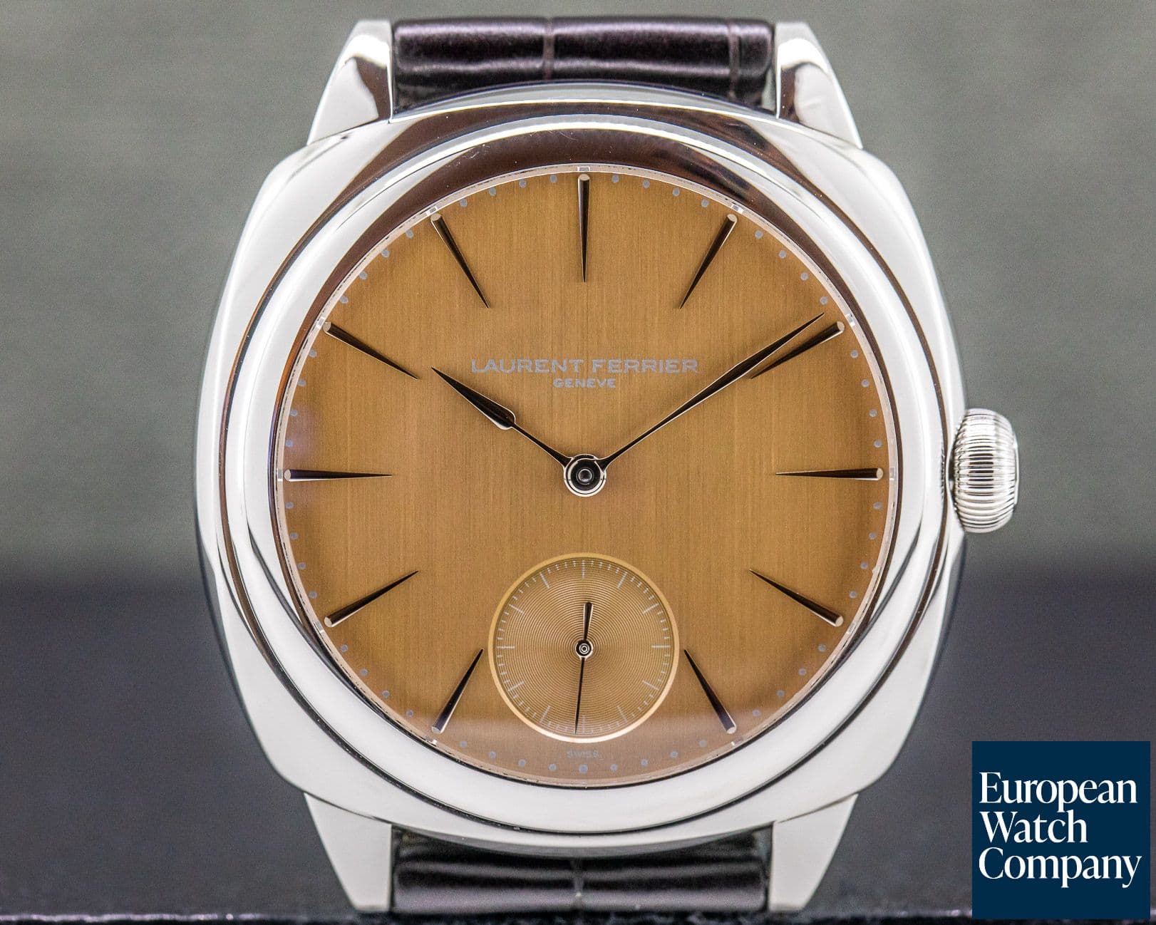 Image of Laurent Ferrier Galet Square Micro-Rotor SS Autumn Dial