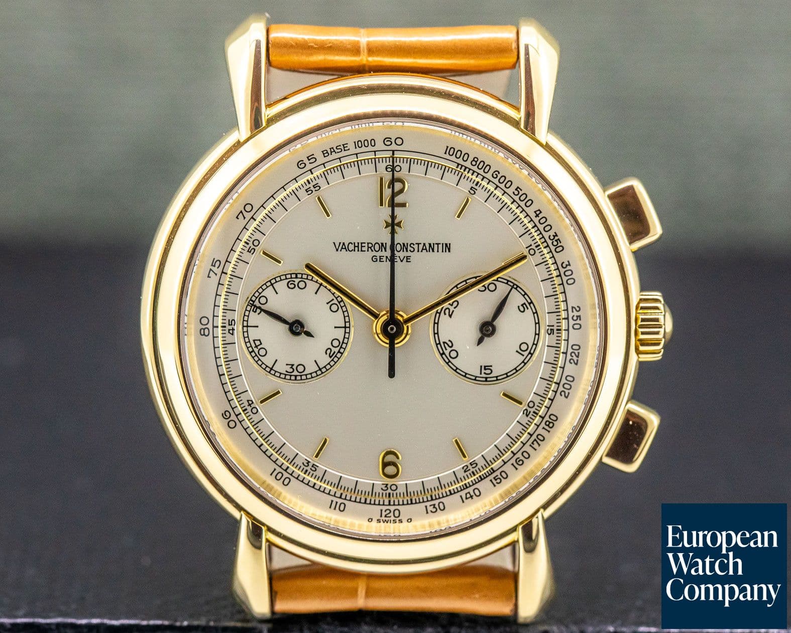 Image of Vacheron Constantin Les Historiques Chronograph 18K Yellow Gold