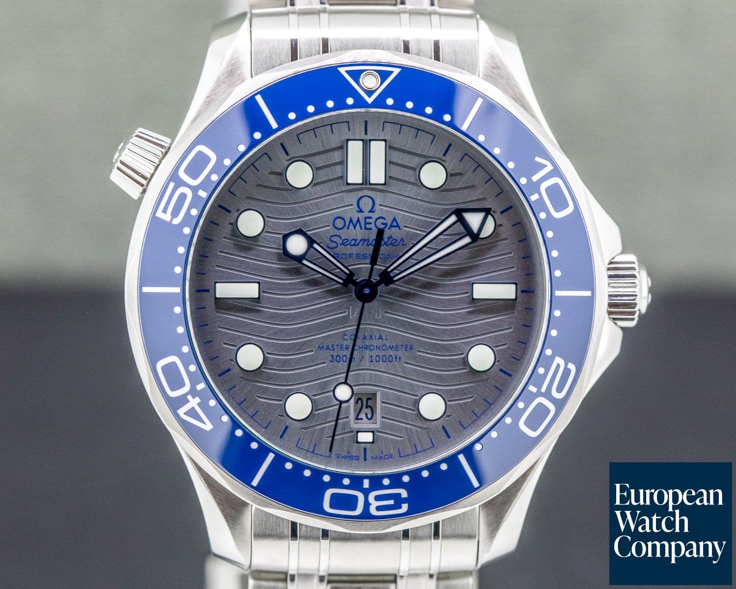 Image of Omega Seamaster Diver 300M SS Grey Dial 
