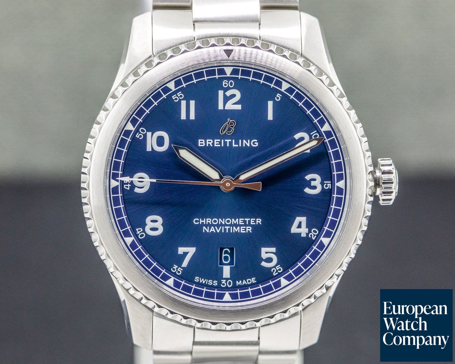 Image of Breitling Navitimer 8 SS Blue Dial / Bracelet