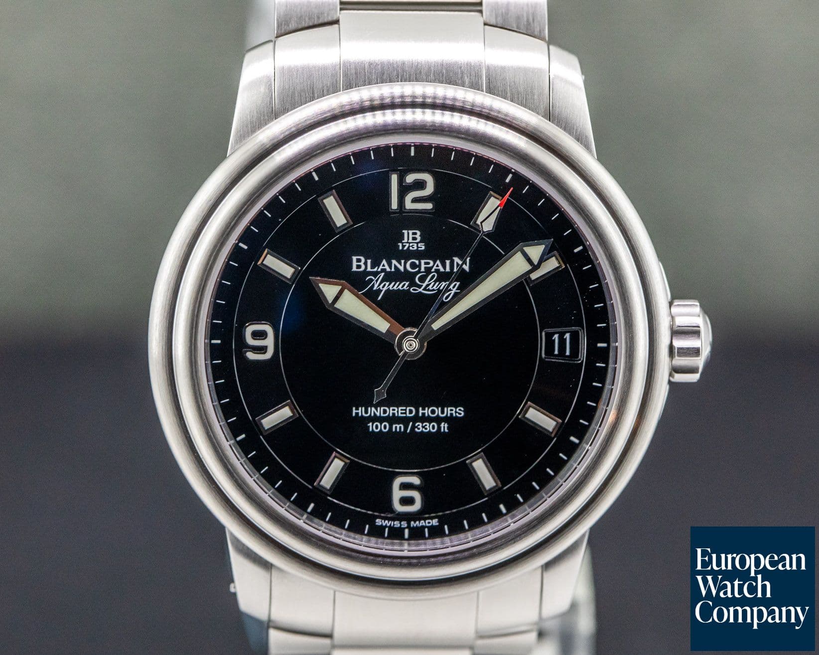 Image of Blancpain Leman Aqualung Ultra Slim Automatic 100 Hours SS / SS