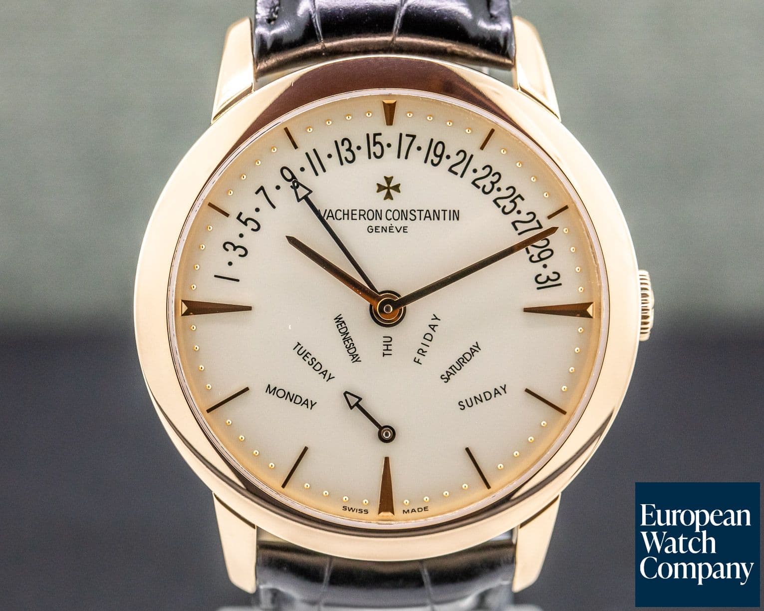 Image of Vacheron Constantin Patrimony Bi Retrograde Day & Date 18K Rose Gold