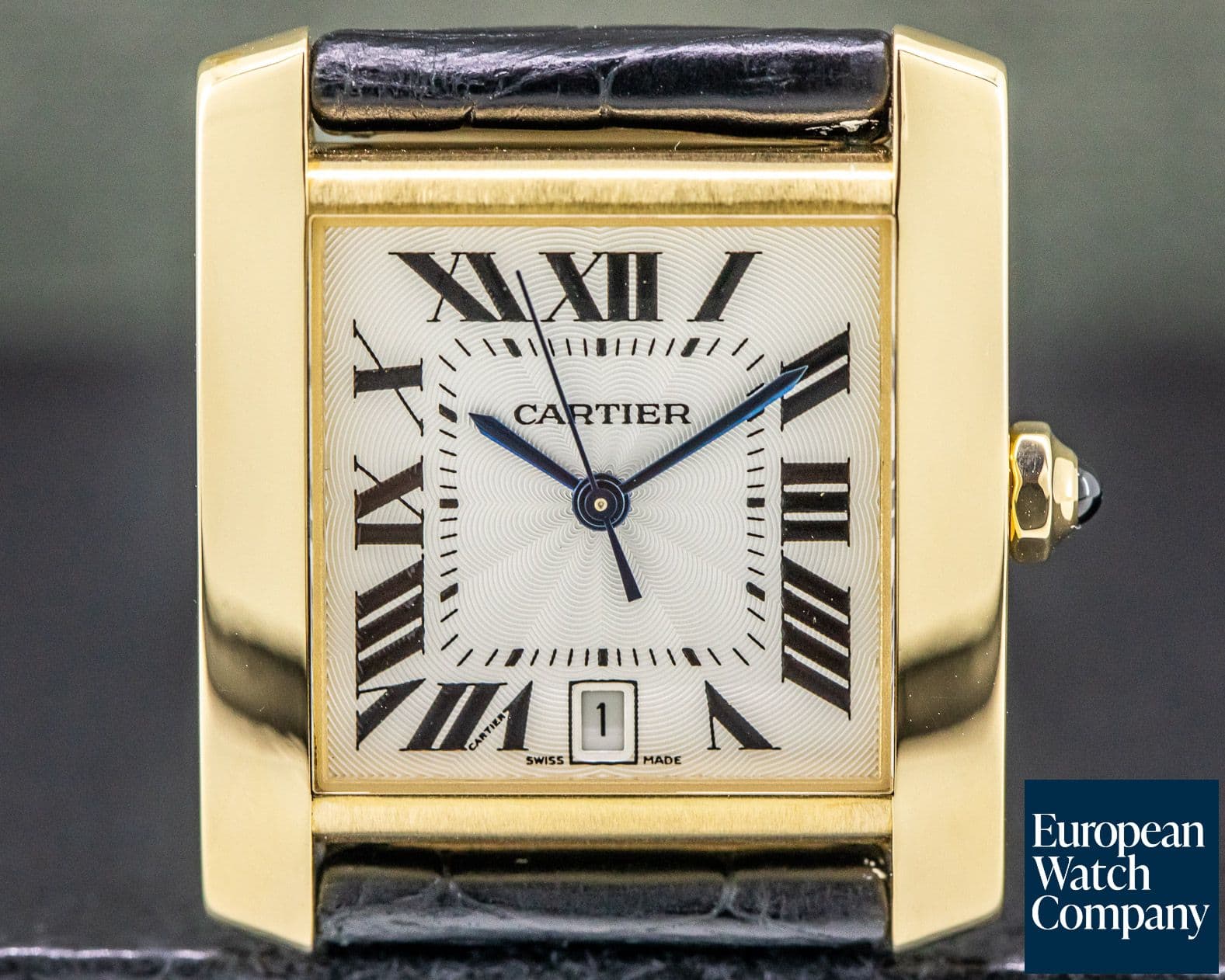Image of Cartier Tank Francaise 18K / Alligator Strap