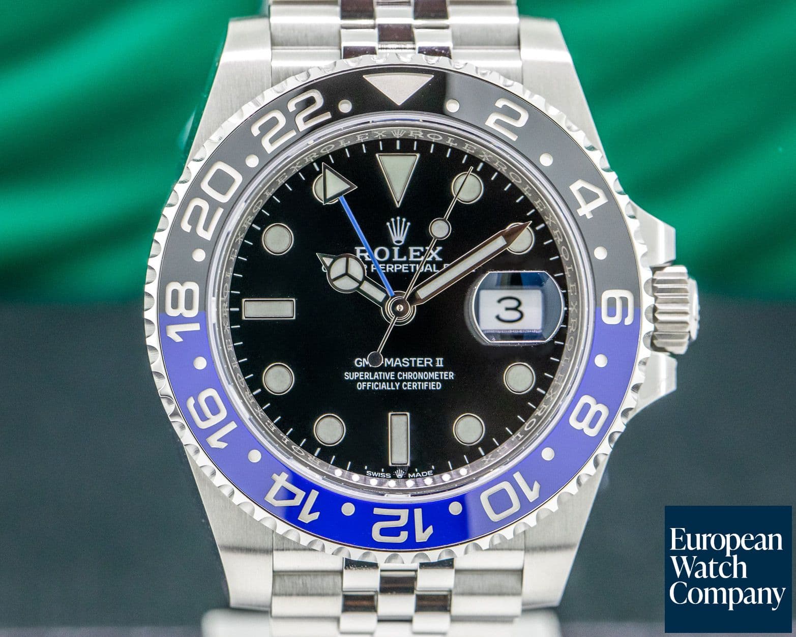 Image of Rolex GMT Master II Ceramic "Batman" SS / Jubilee UNWORN