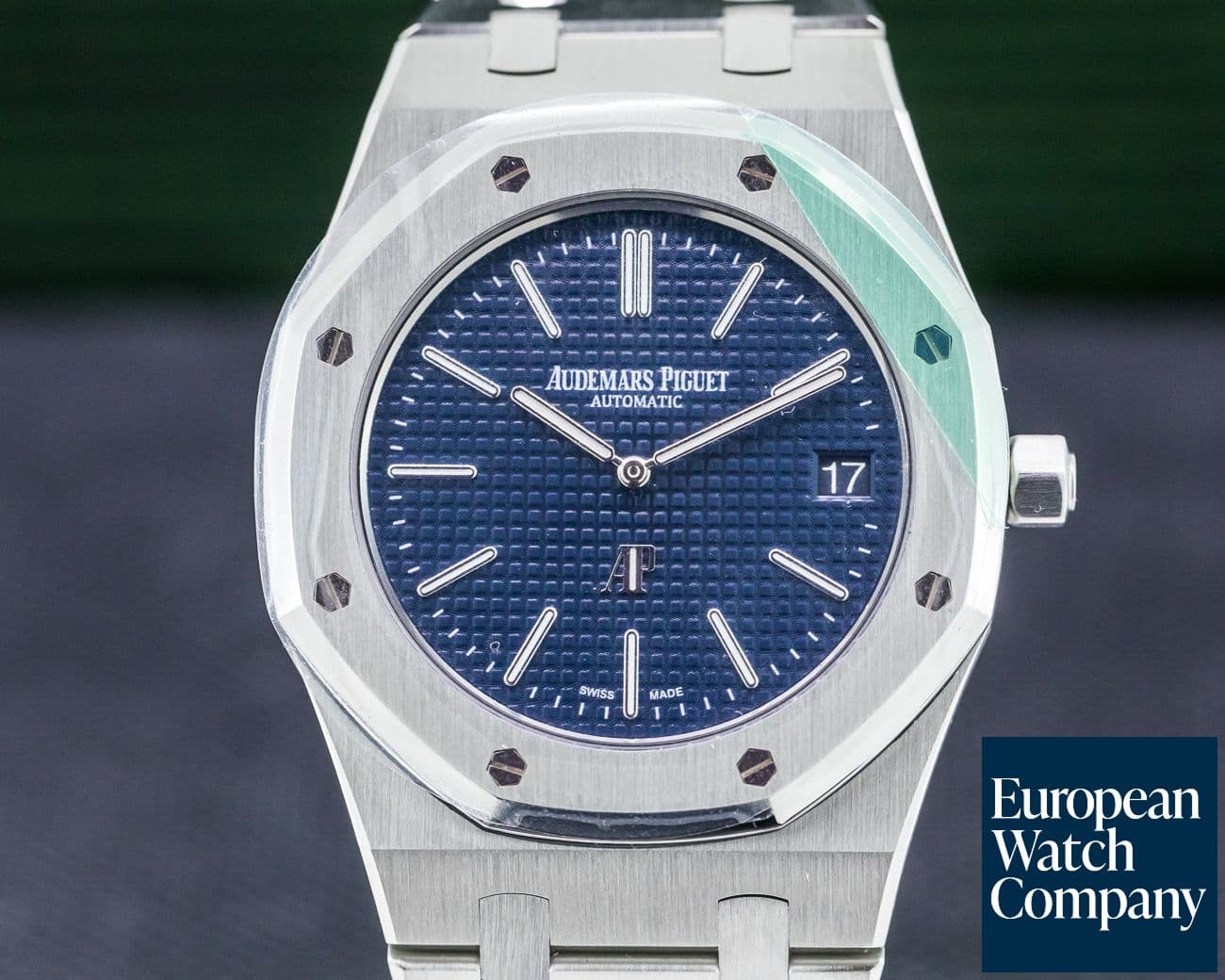 Image of Audemars Piguet Royal Oak Extra Thin Blue Dial SS 15202ST 