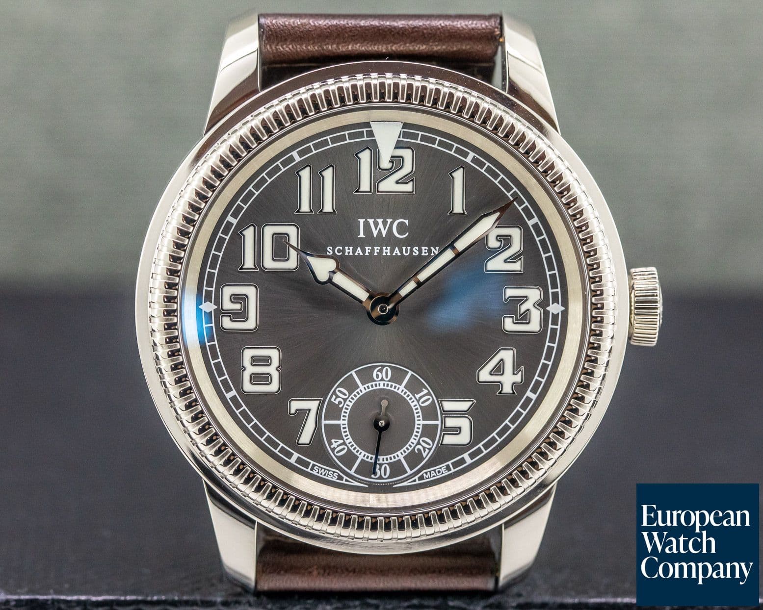 Image of IWC Vintage Collection Pilot Watch 18K White Gold