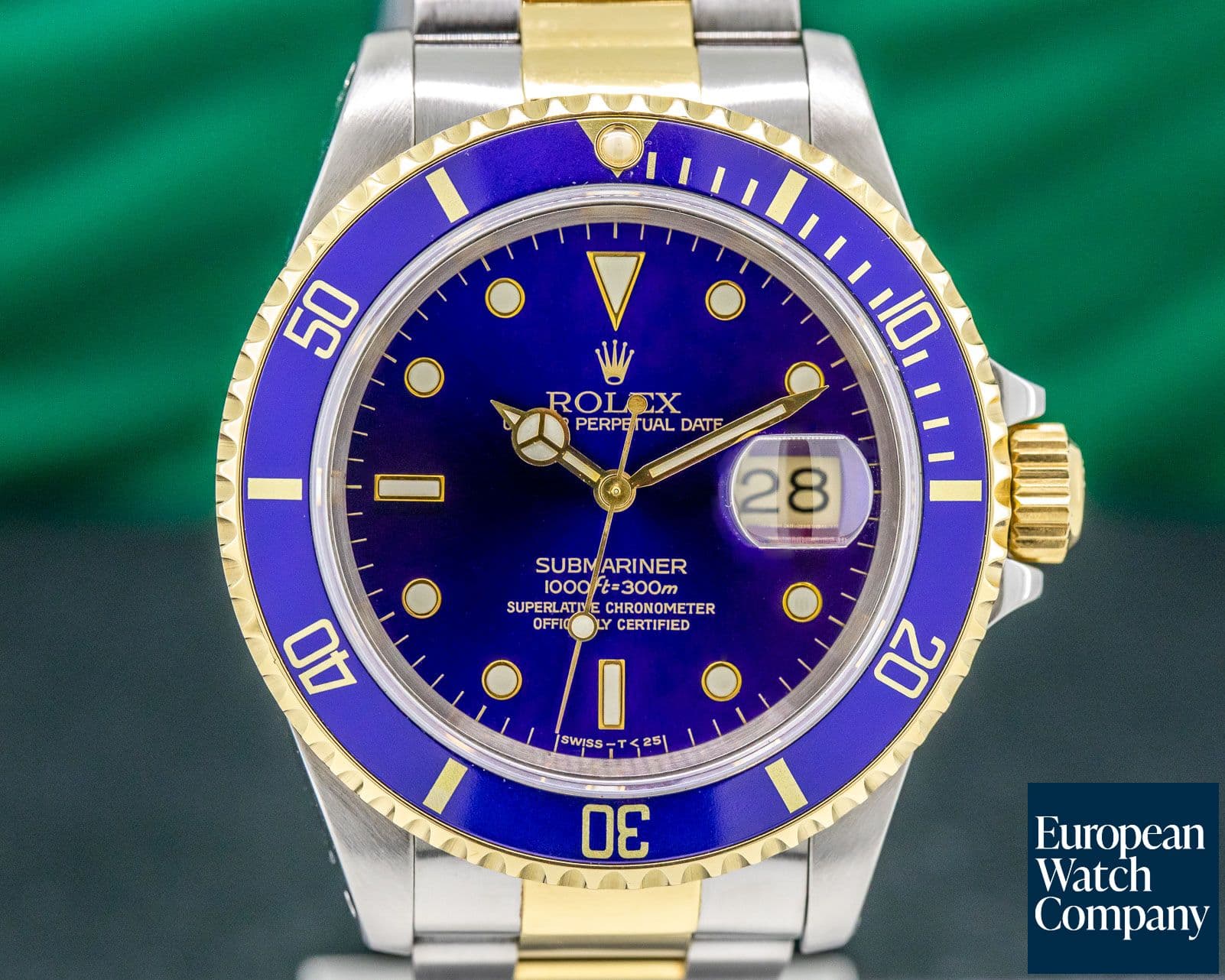 Image of Rolex Submariner Blue Dial SS / 18K