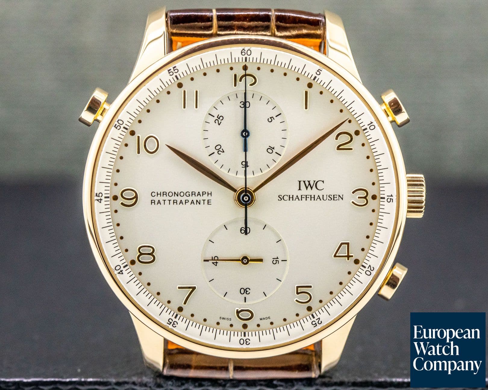 Image of IWC Portuguese Chronograph Split Second 18K Rose Gold