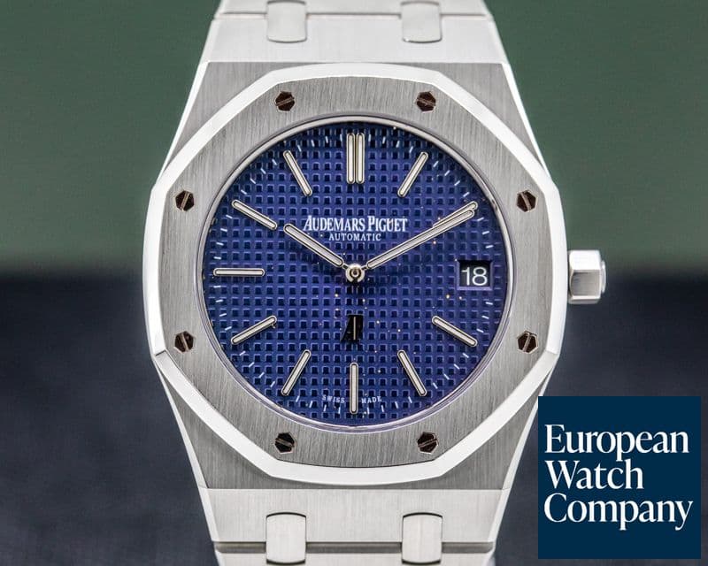 Image of Audemars Piguet Royal Oak Extra Thin Blue Dial SS 15202ST 