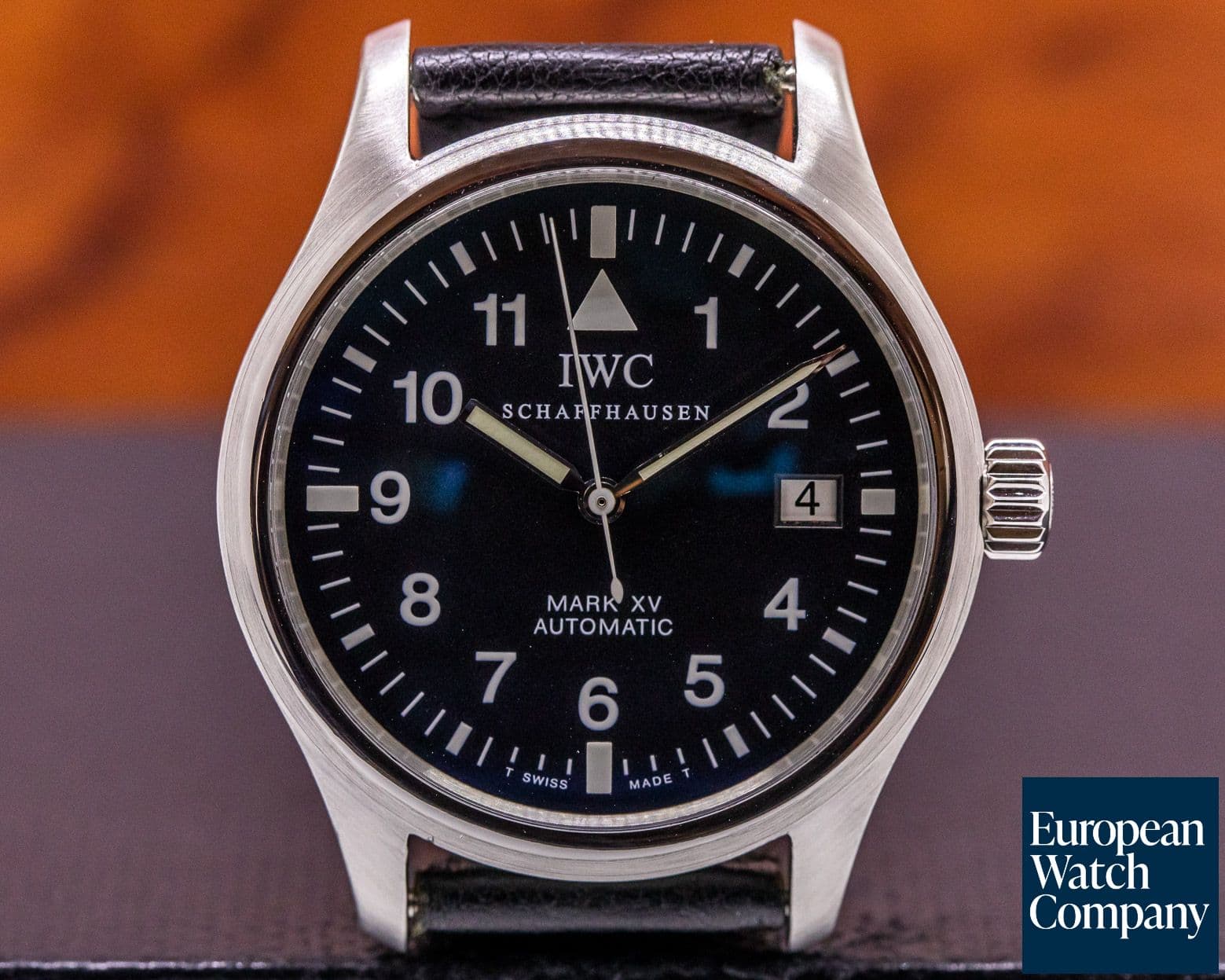 Image of IWC Mark XV SS / Strap Black Dial 