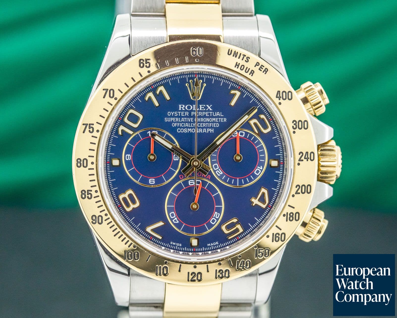 Image of Rolex Daytona Blue Dial 18K Yellow Gold / SS 