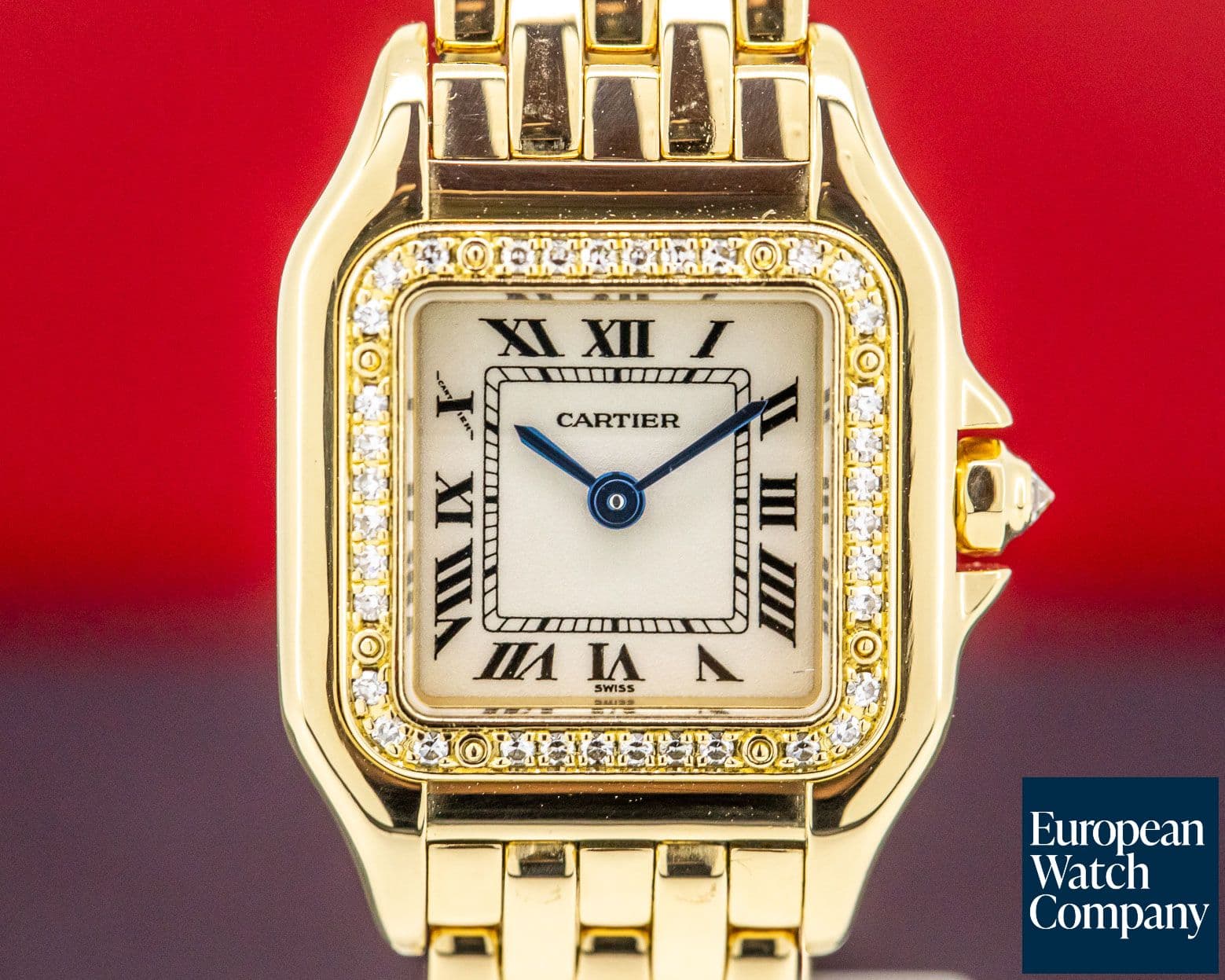 Image of Cartier Ladies Panthere Mini Yellow Gold / Diamonds