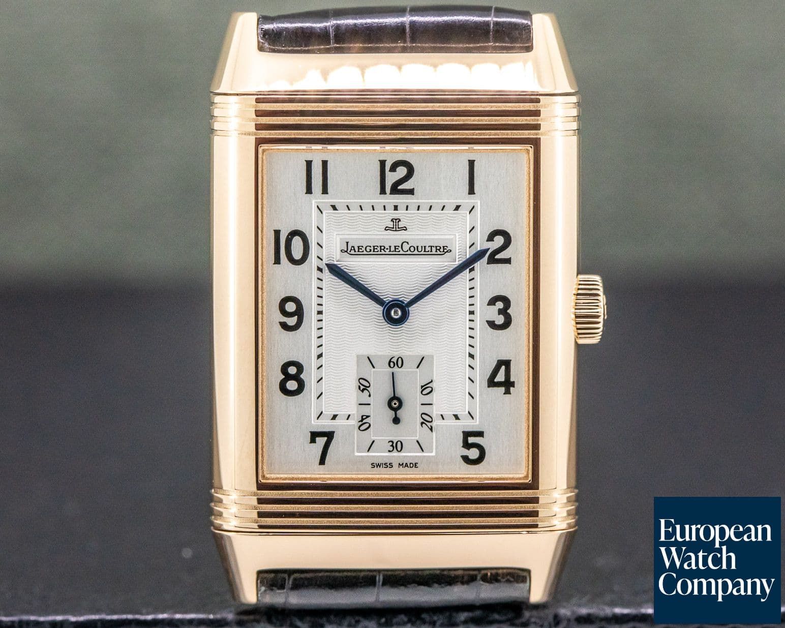 Image of Jaeger LeCoultre Reverso Grande Taille 18K Rose Gold / Alligator 