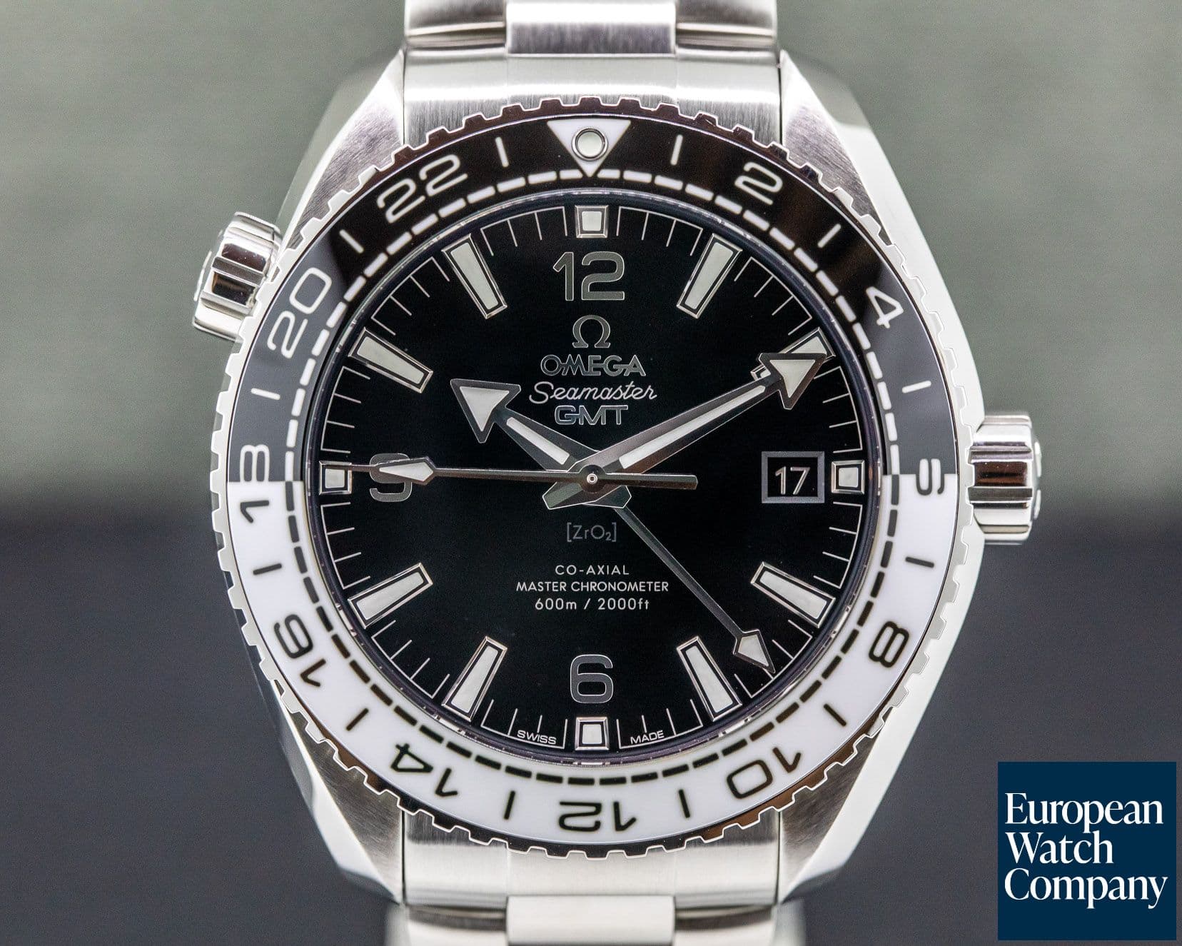Image of Omega Seamaster Planet Ocean GMT 600M Co-Axial Black Dial SS/Bracelet