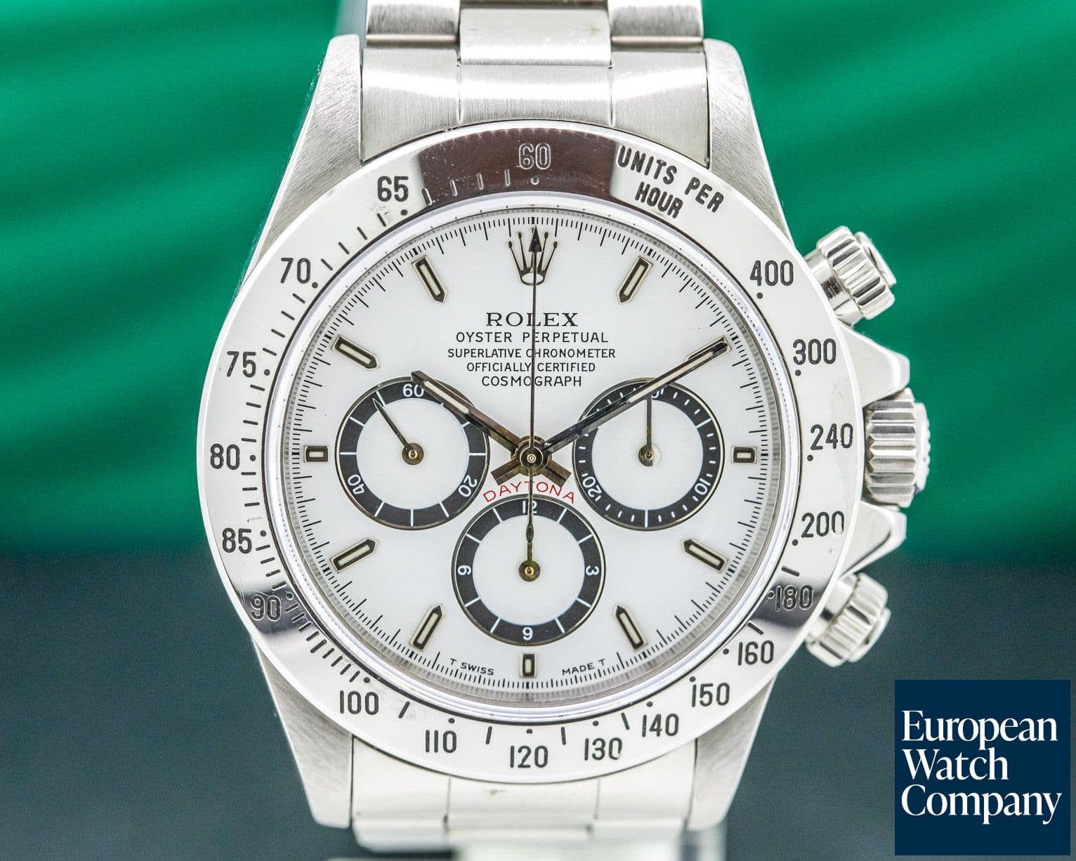Image of Rolex Daytona SS White Dial Zenith Movement INVERTED 6 