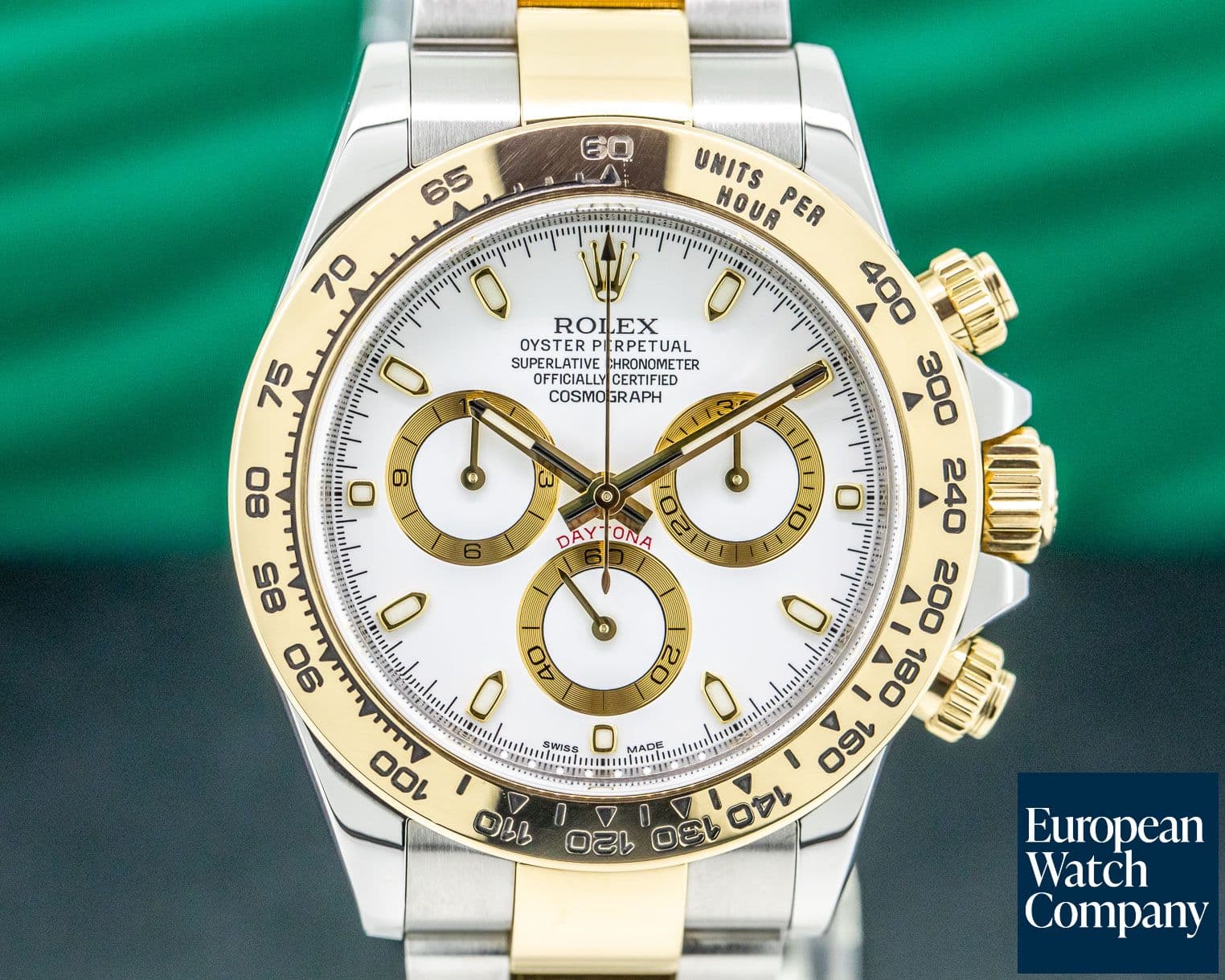 Image of Rolex Daytona White Dial 18K / SS 