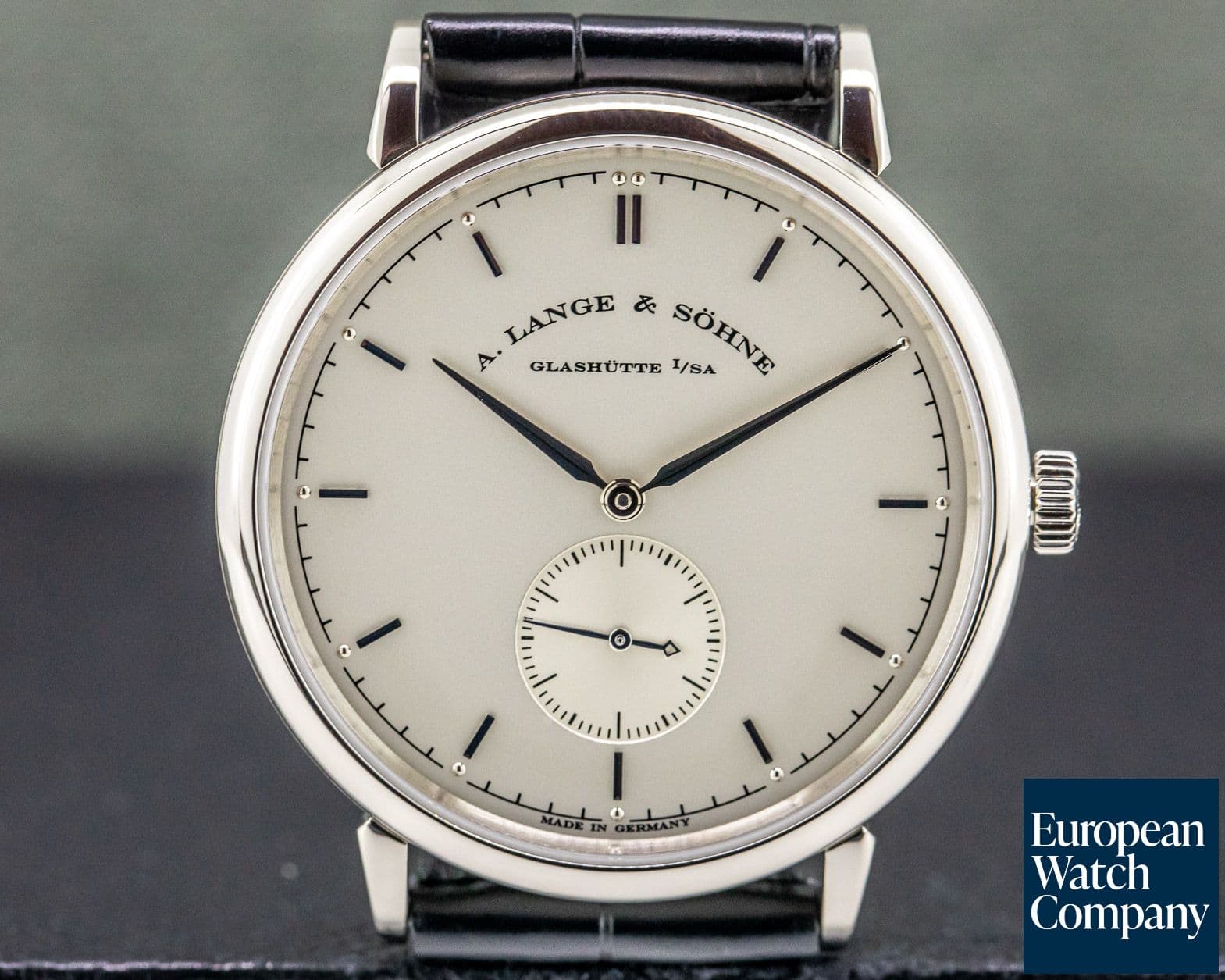 Image of A. Lange and Sohne Saxonia Manual Wind 18K White Gold 