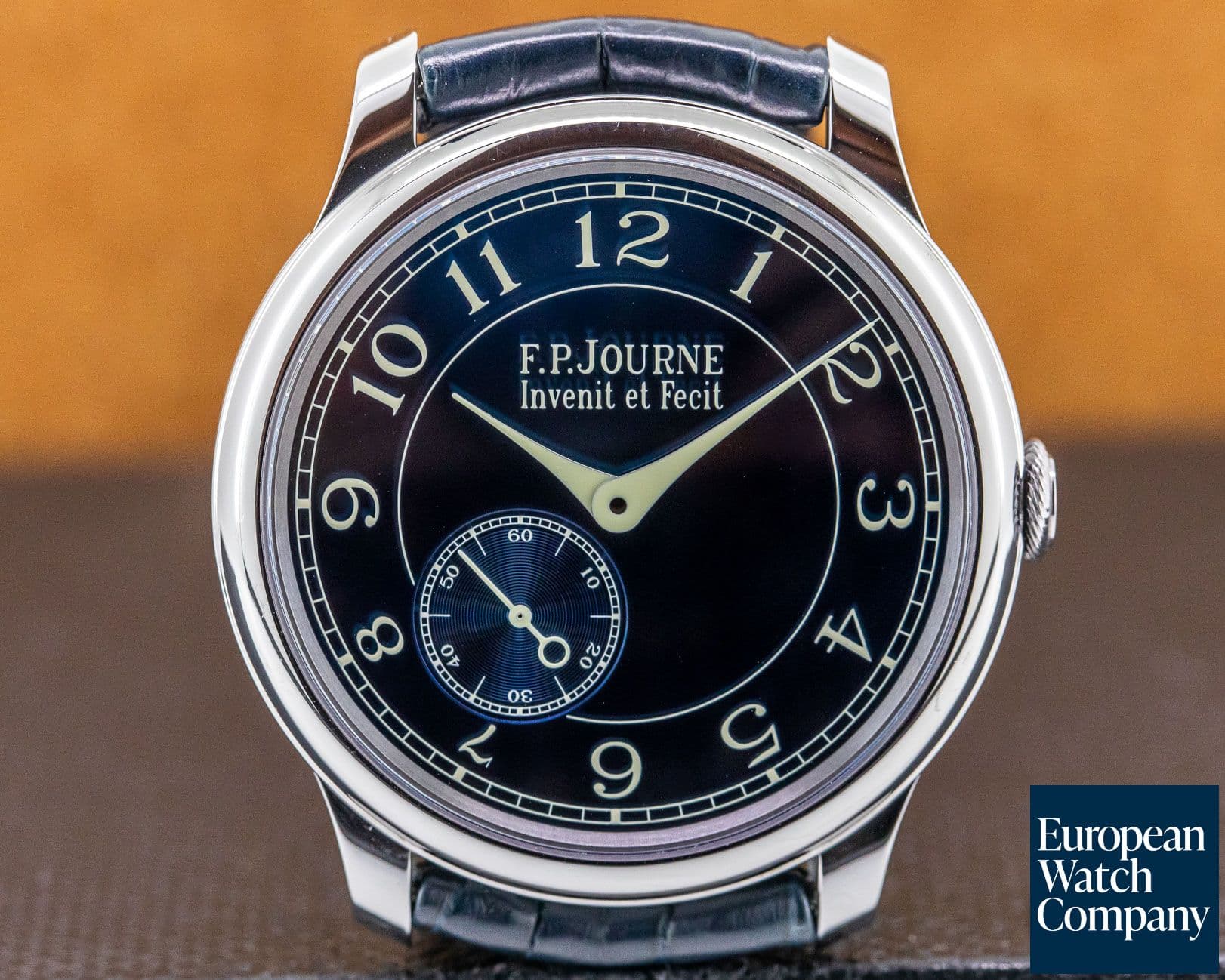 Image of F. P. Journe Chronometre Bleu Tantalum Blue Dial 