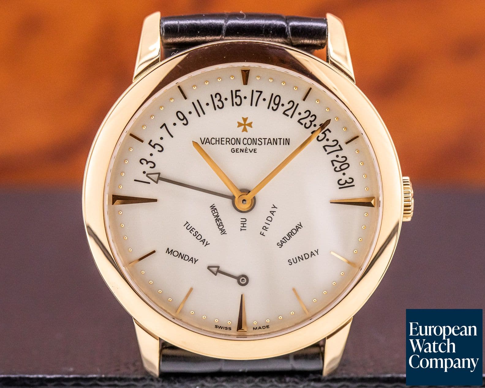 Image of Vacheron Constantin Patrimony Bi Retrograde Day & Date 18K Rose Gold