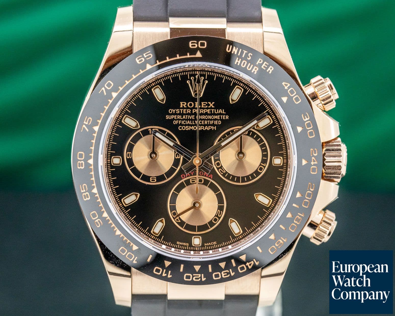 Image of Rolex Cosmograph Daytona Ceramic 18K Everose Gold / Black Dial 