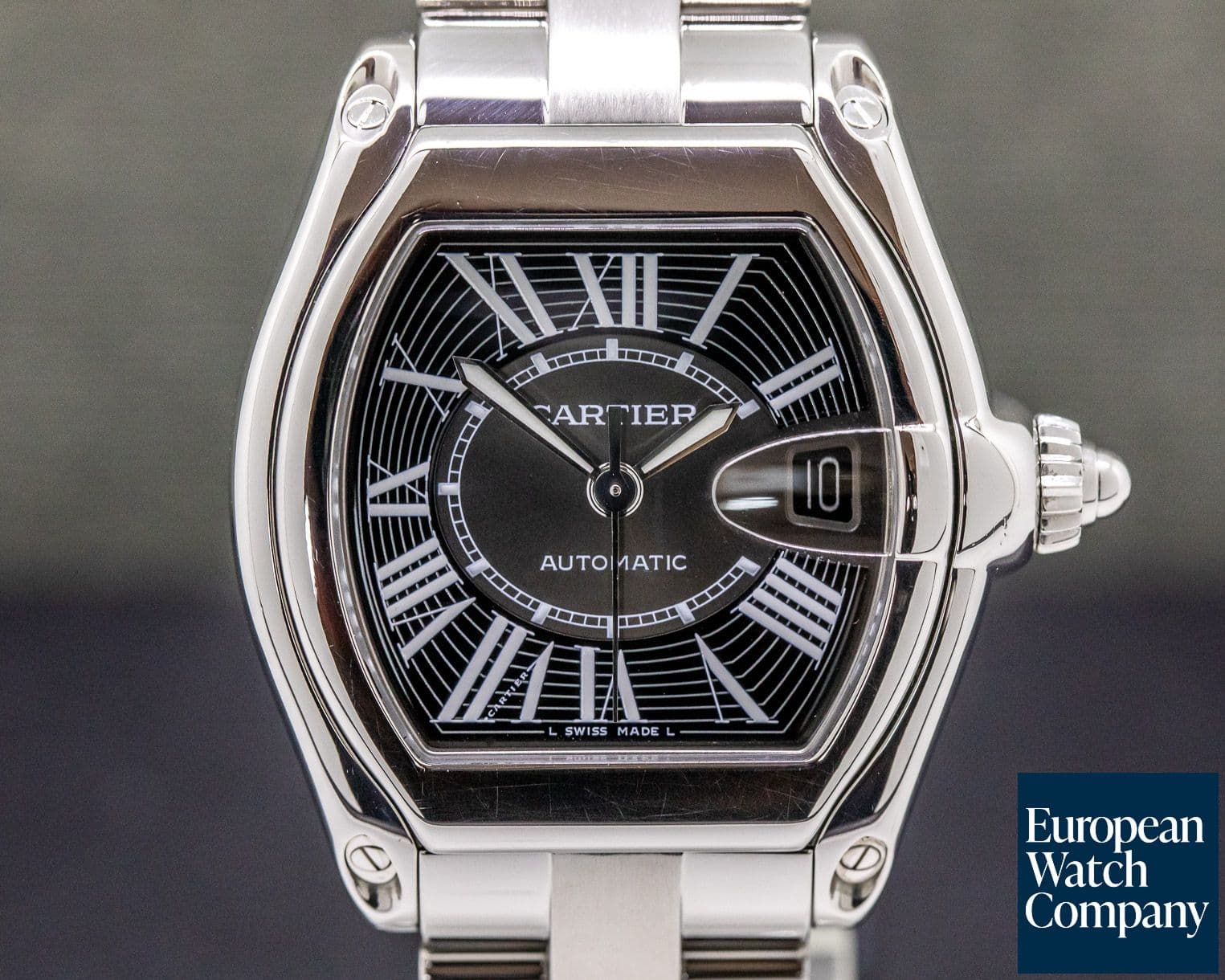 Image of Cartier Roadster Black Dial SS / SS