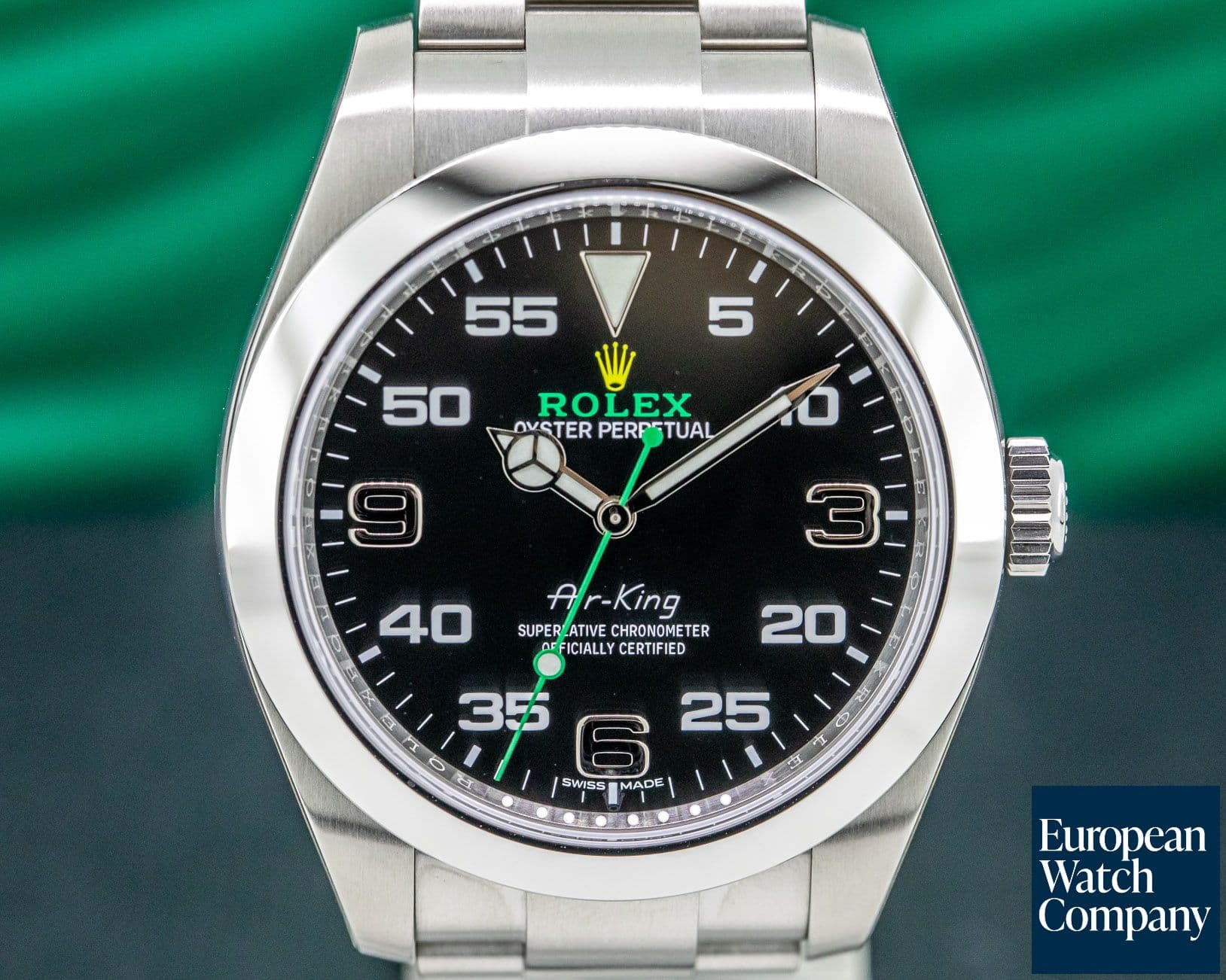 Image of Rolex Air King Black Dial SS UNWORN