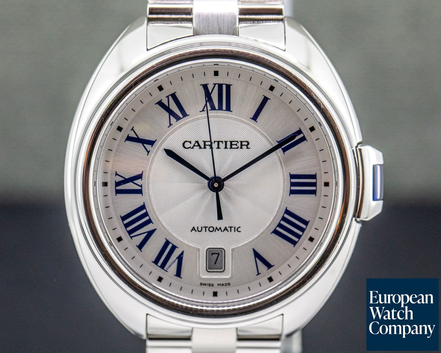 Image of Cartier Cle De Cartier SS Automatic Silver Dial
