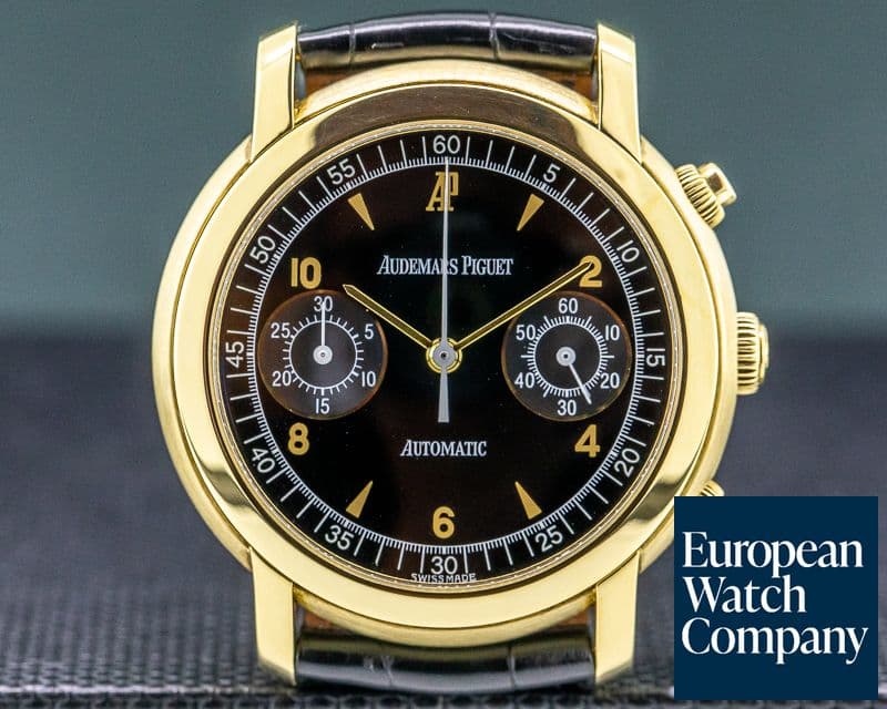 Image of Audemars Piguet Jules Audemars Chronograph Yellow Gold / Black Dial 
