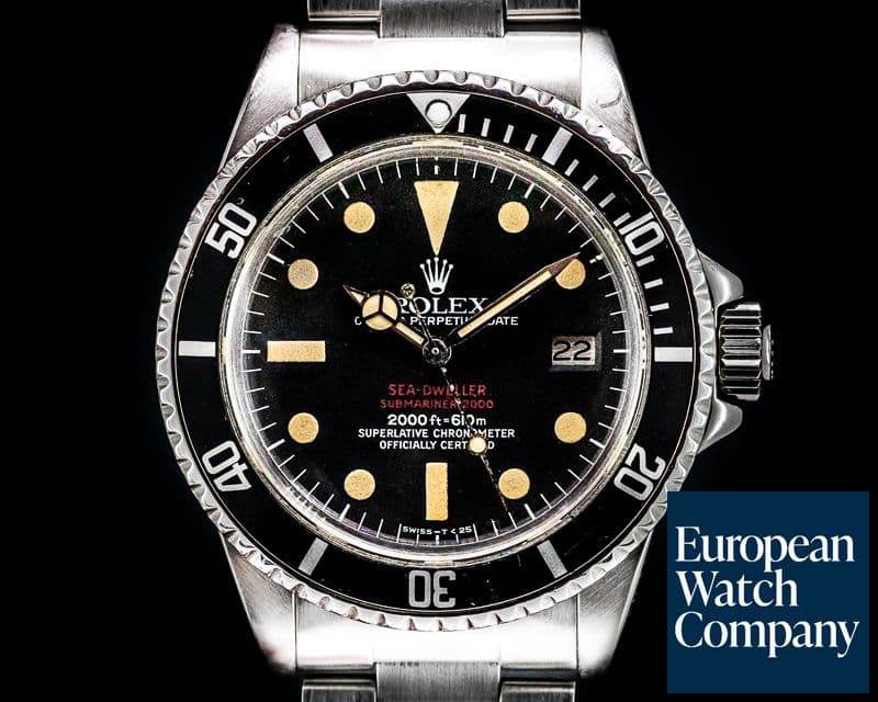 Image of Rolex Vintage "Double Red" Sea Dweller Mark IV Dial SS / SS