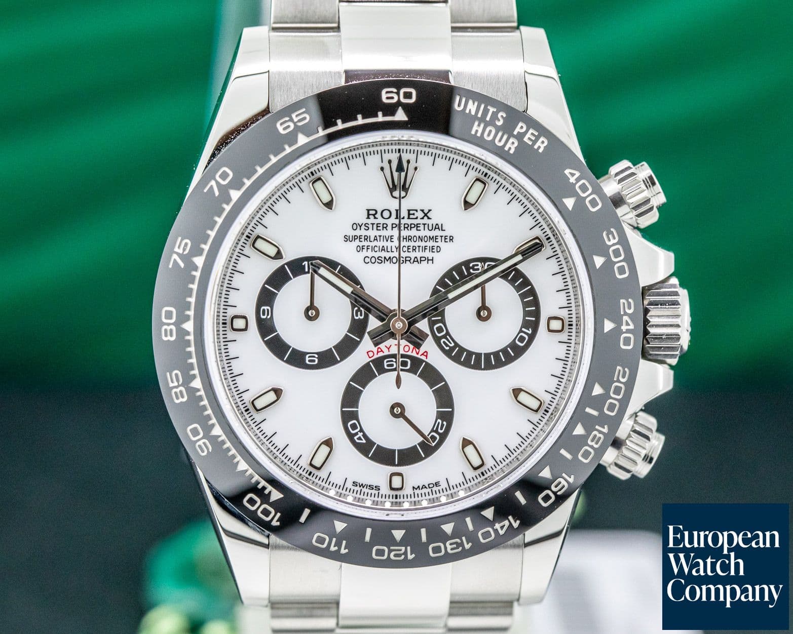 Image of Rolex Daytona Ceramic Bezel SS / White Dial UNWORN