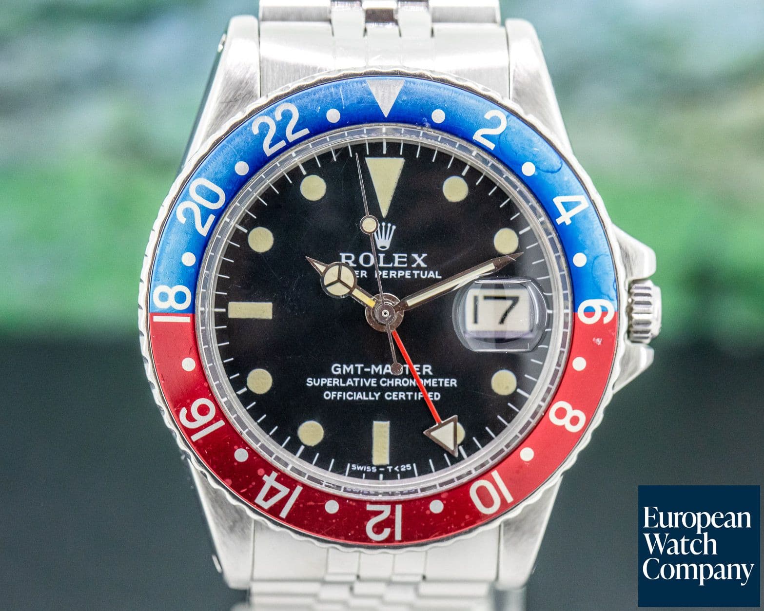 Image of Rolex Vintage Pepsi GMT Master "Long E" Dial c. 1972 