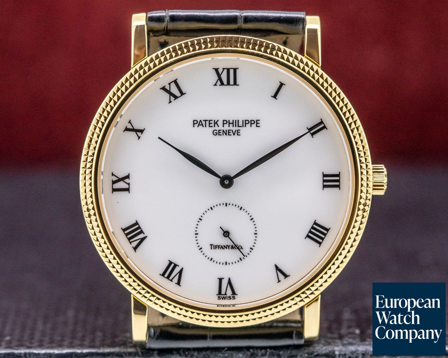 Image of Patek Philippe Calatrava 18K Yellow Gold "TIFFANY & CO"