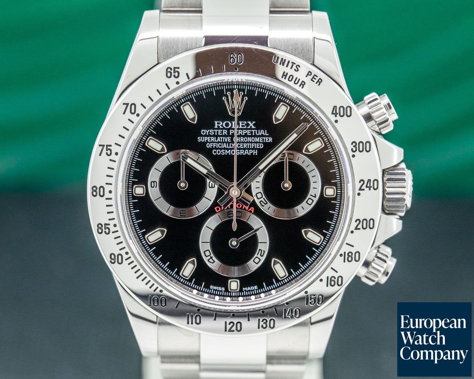 Image of Rolex Daytona Black Dial SS 