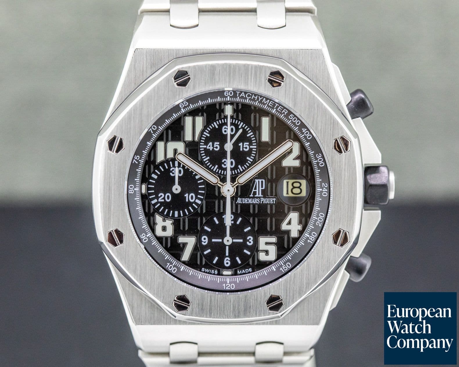 Image of Audemars Piguet Royal Oak Offshore Chrono Black Dial SS / SS