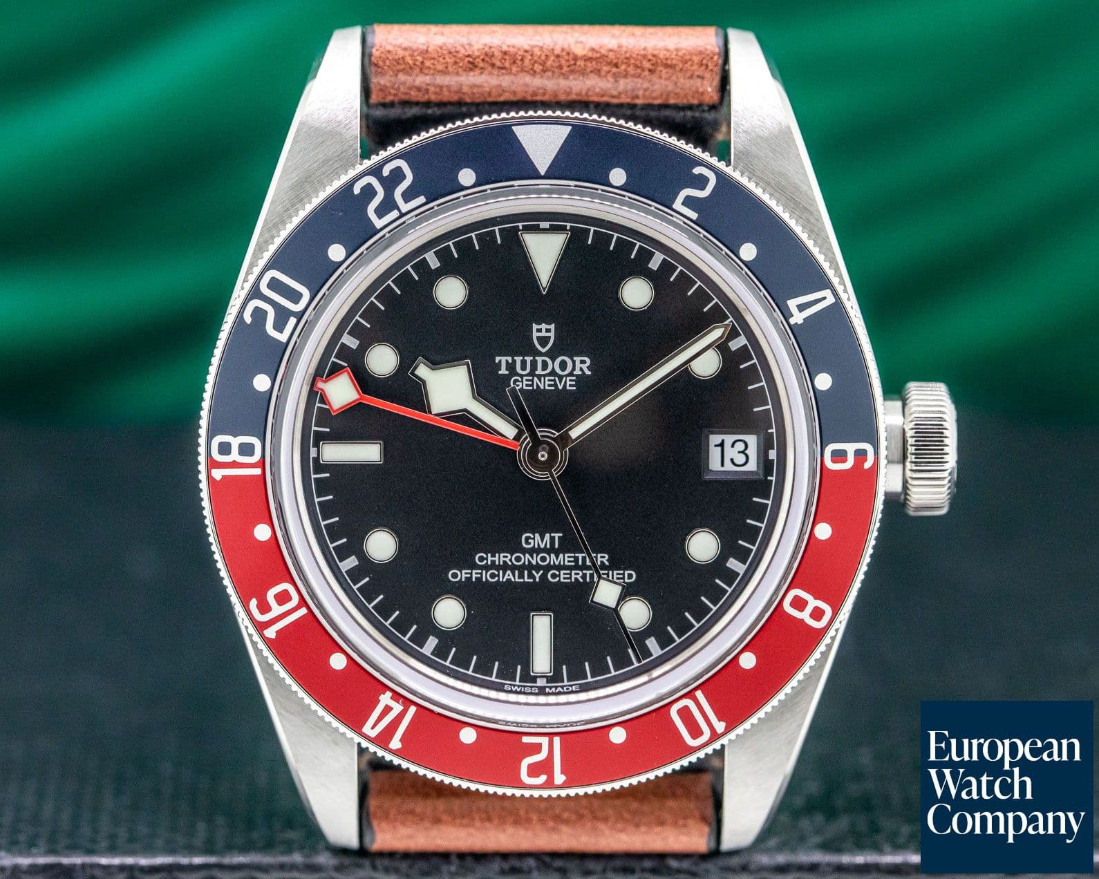 Image of Tudor Tudor Heritage Black Bay GMT / Leather