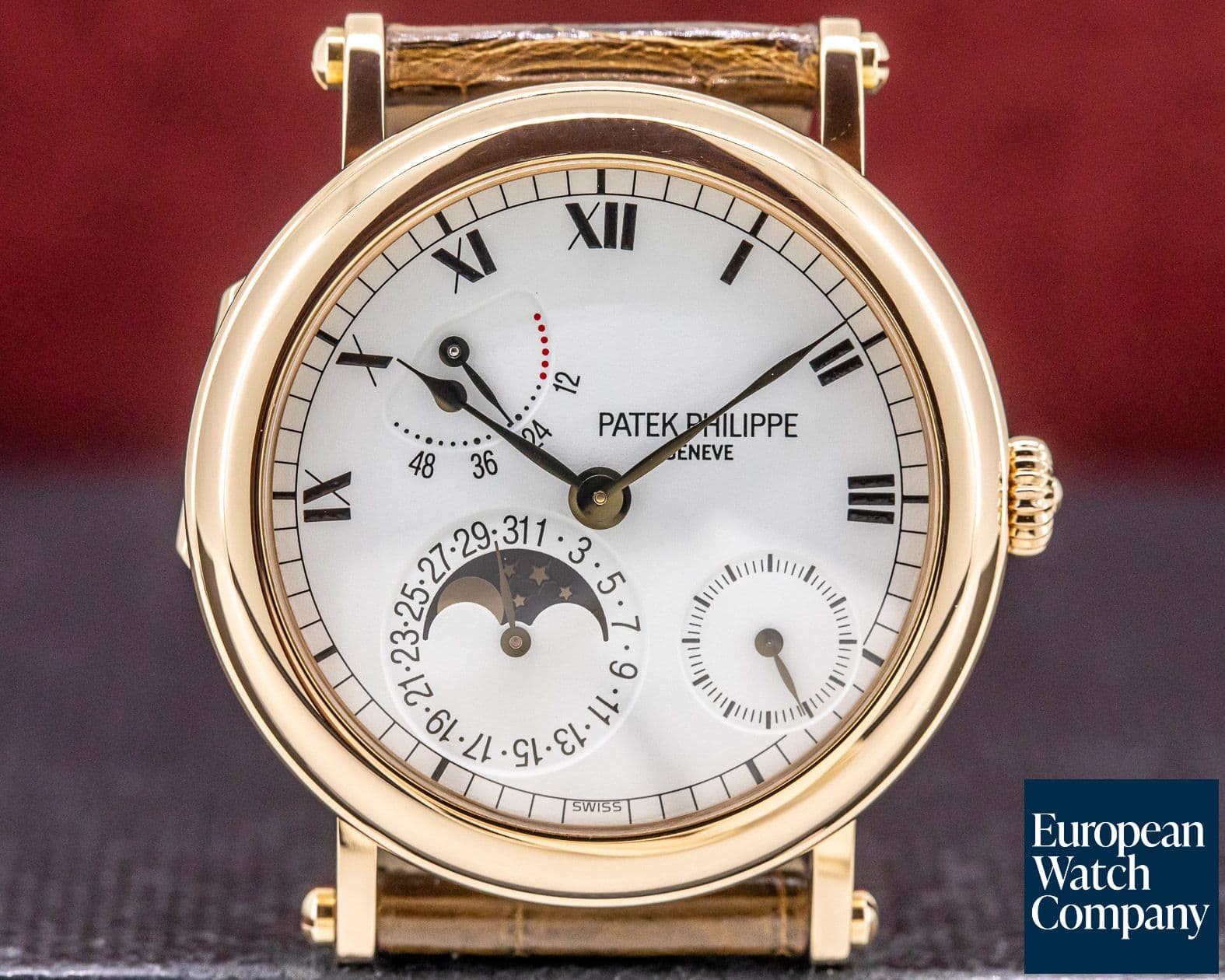 Image of Patek Philippe Power Reserve Moonphase 18K Rose Gold 
