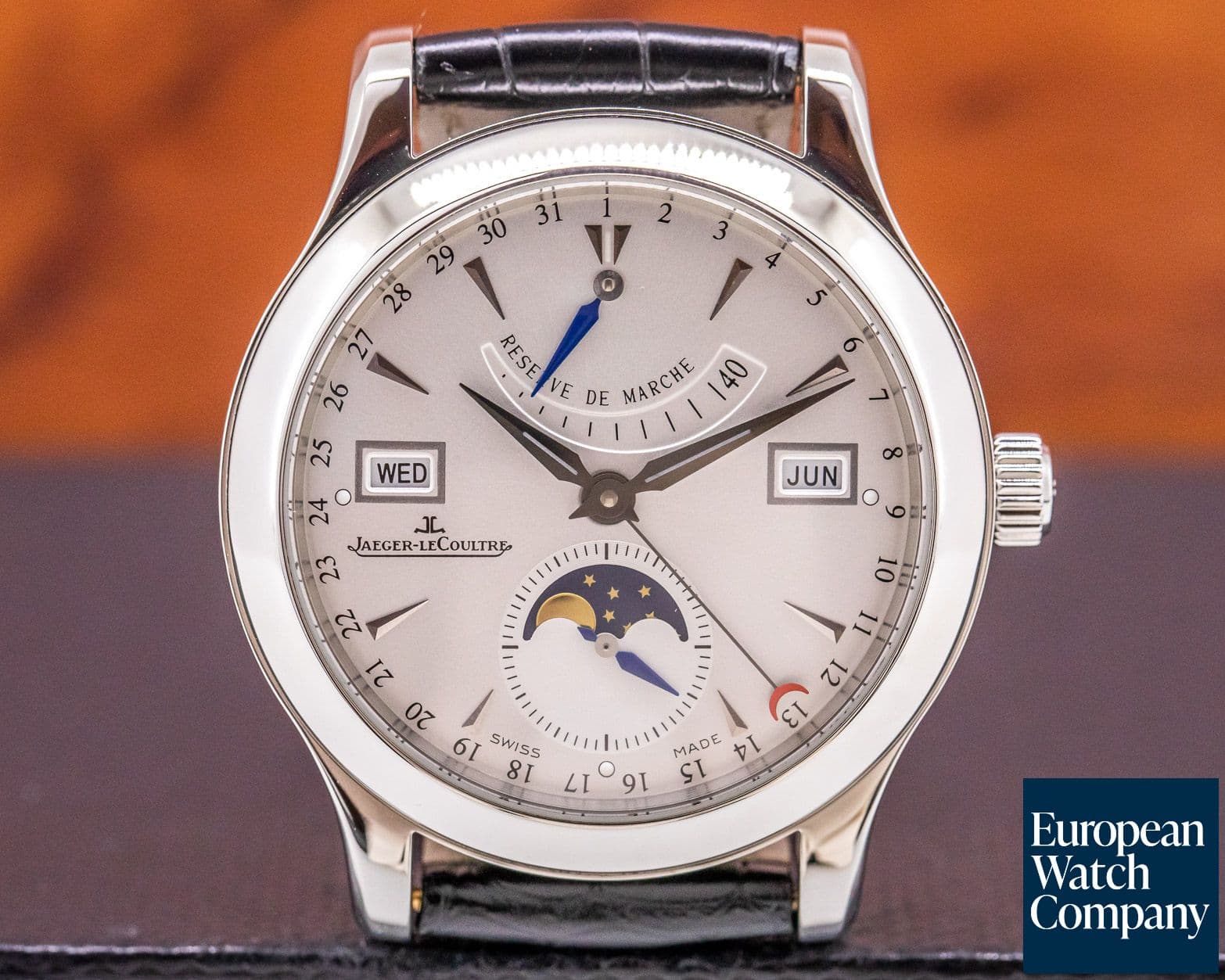 Image of Jaeger LeCoultre Master Calendar SS Silver Dial