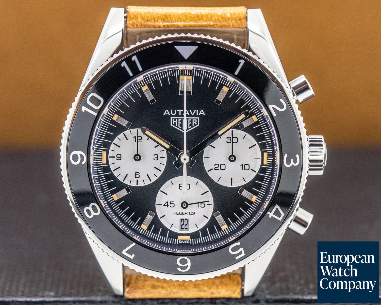 Image of TAG Heuer Autavia Heritage Chronograph SS/Strap "Panda Dial"