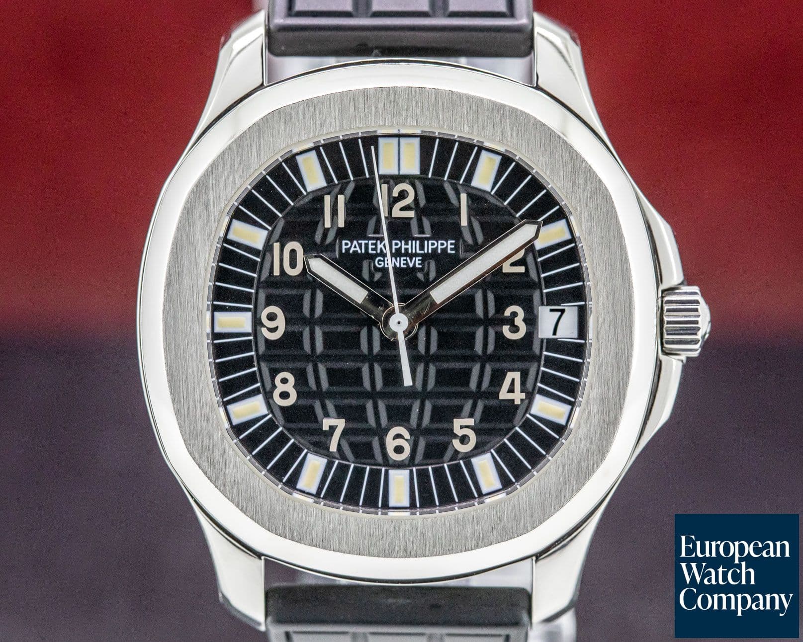 Image of Patek Philippe Aquanaut Automatic Black Dial SS FULL SET