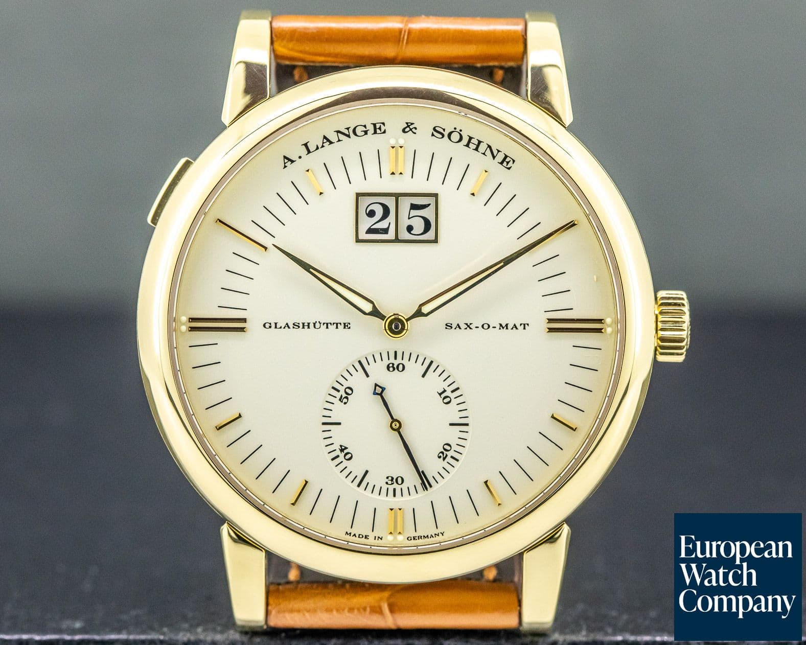 Image of A. Lange and Sohne Grand Langematik Date 18K Yellow Gold