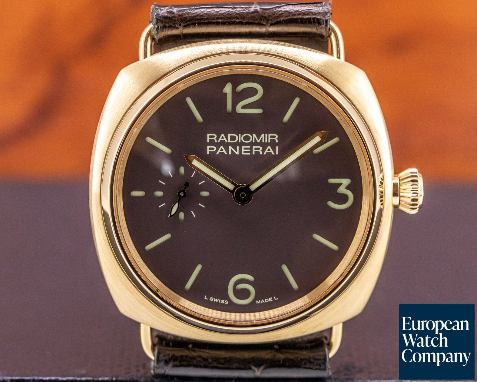 Image of Panerai Radiomir Rose Gold Manual Wind 42MM